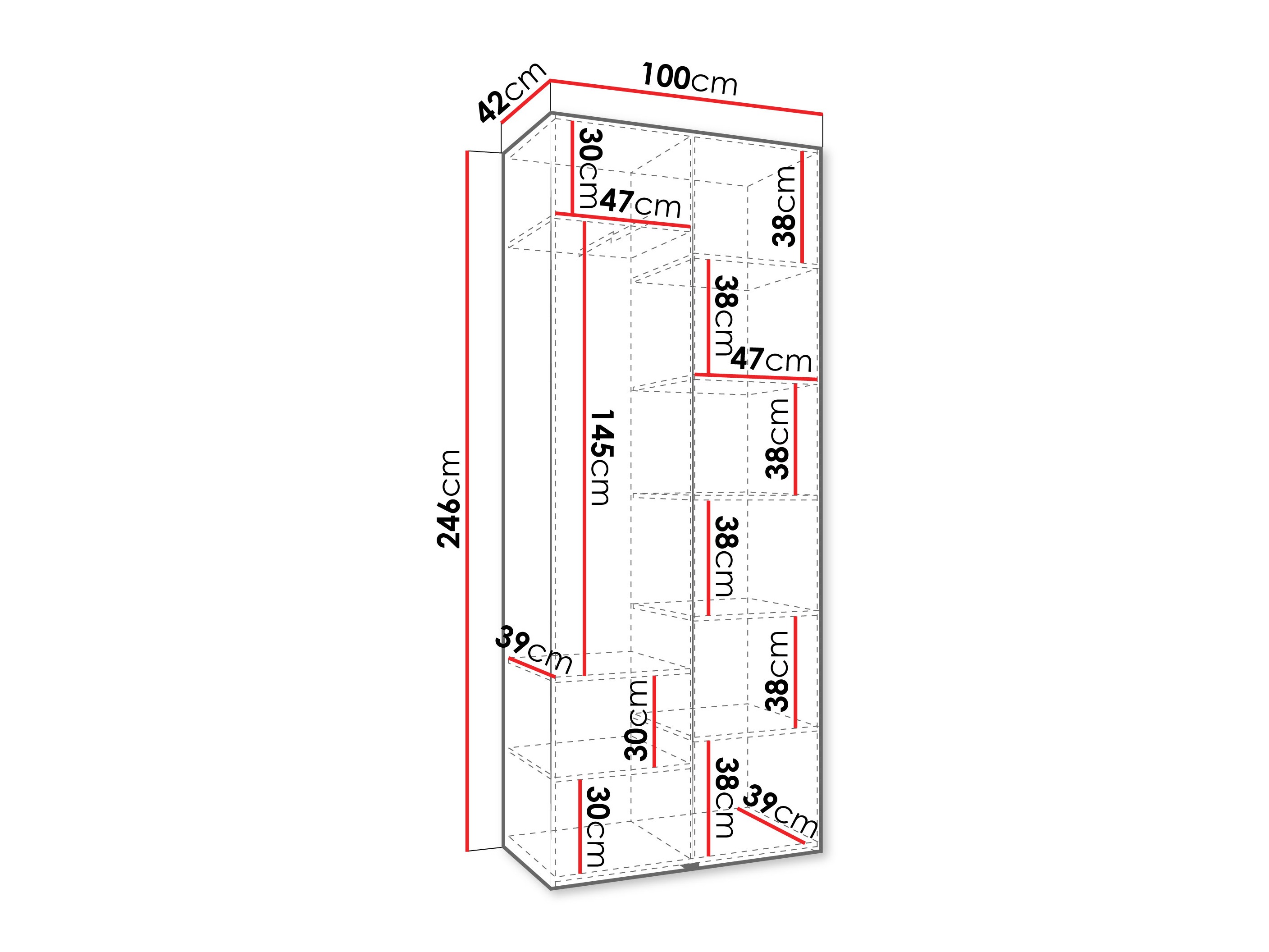 Skapis Hartford 540 (Kašmirs)