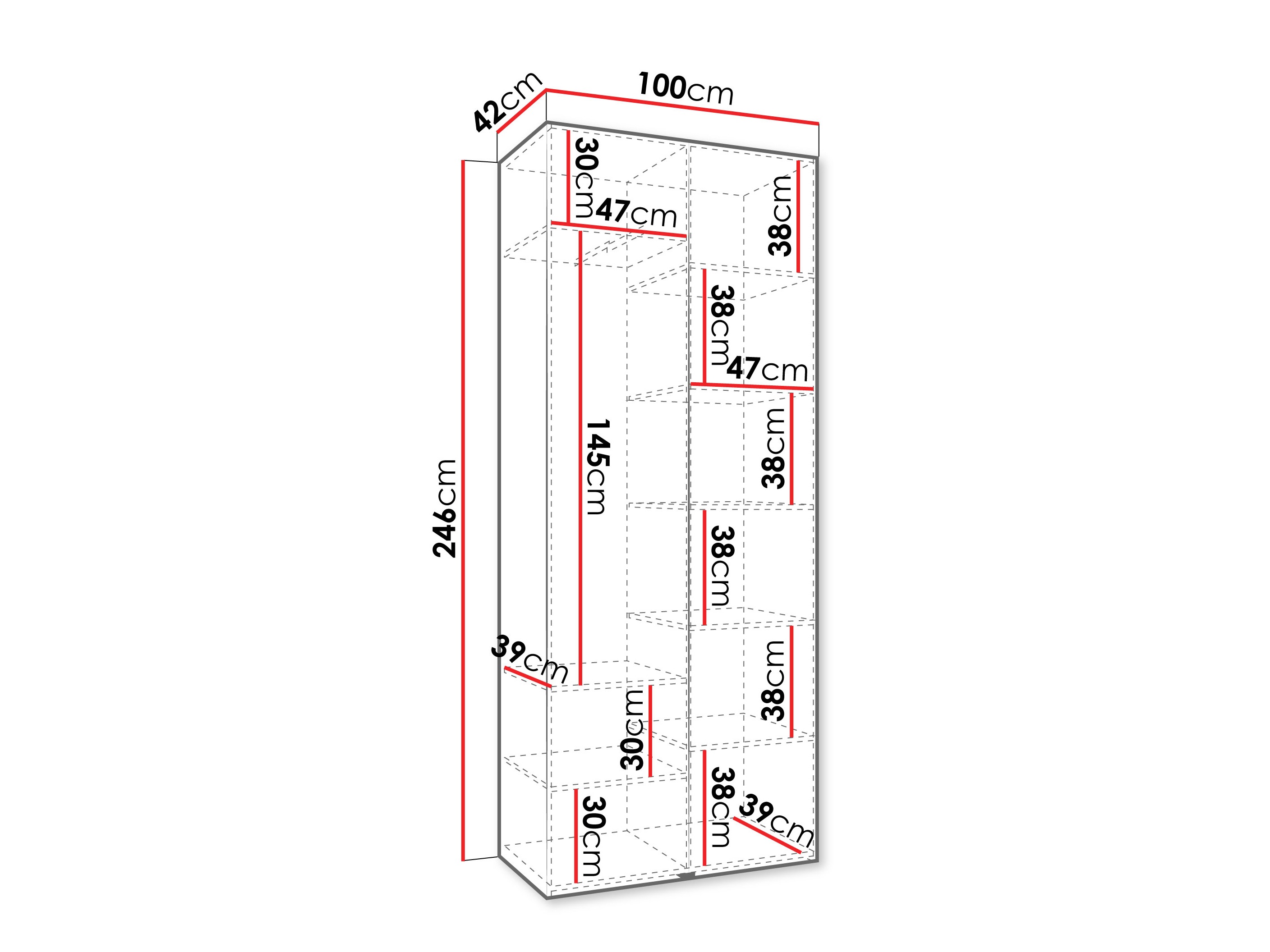 Skapis Hartford 540 (Kašmirs)