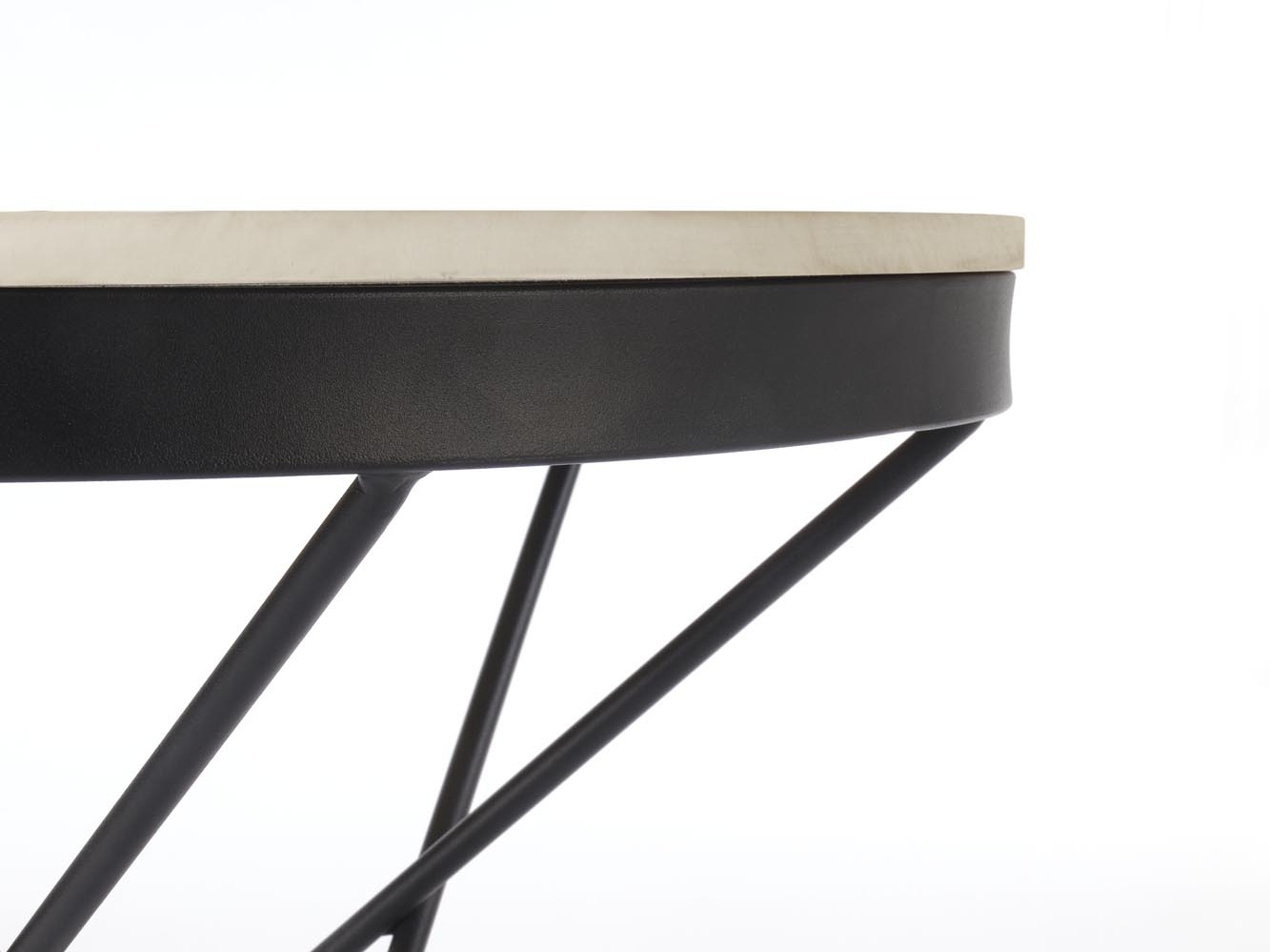 Журнальный столик Houston 2063 (Белый мрамор + Чёрный)