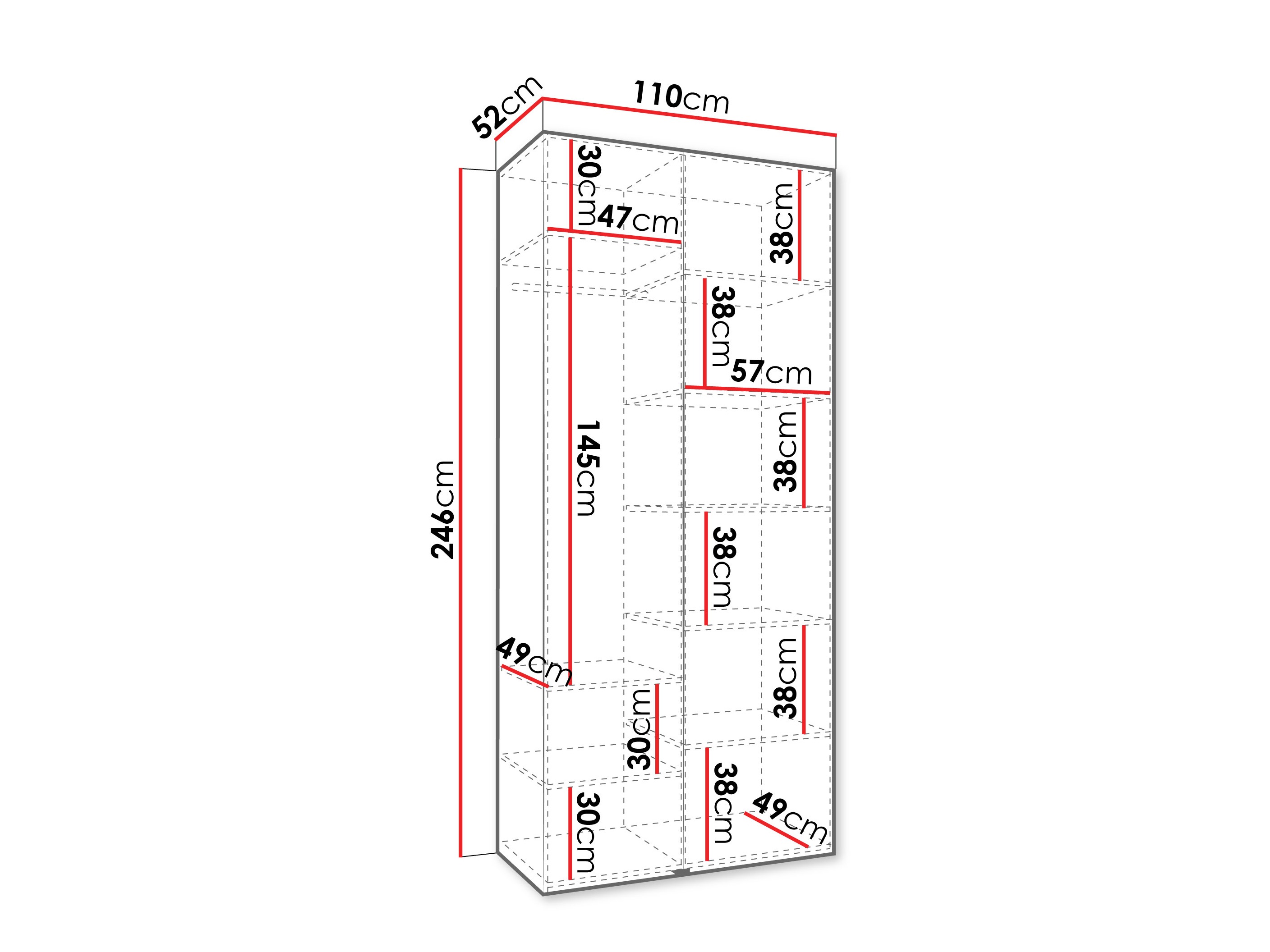 Шкаф Hartford 540 (Кашемир)
