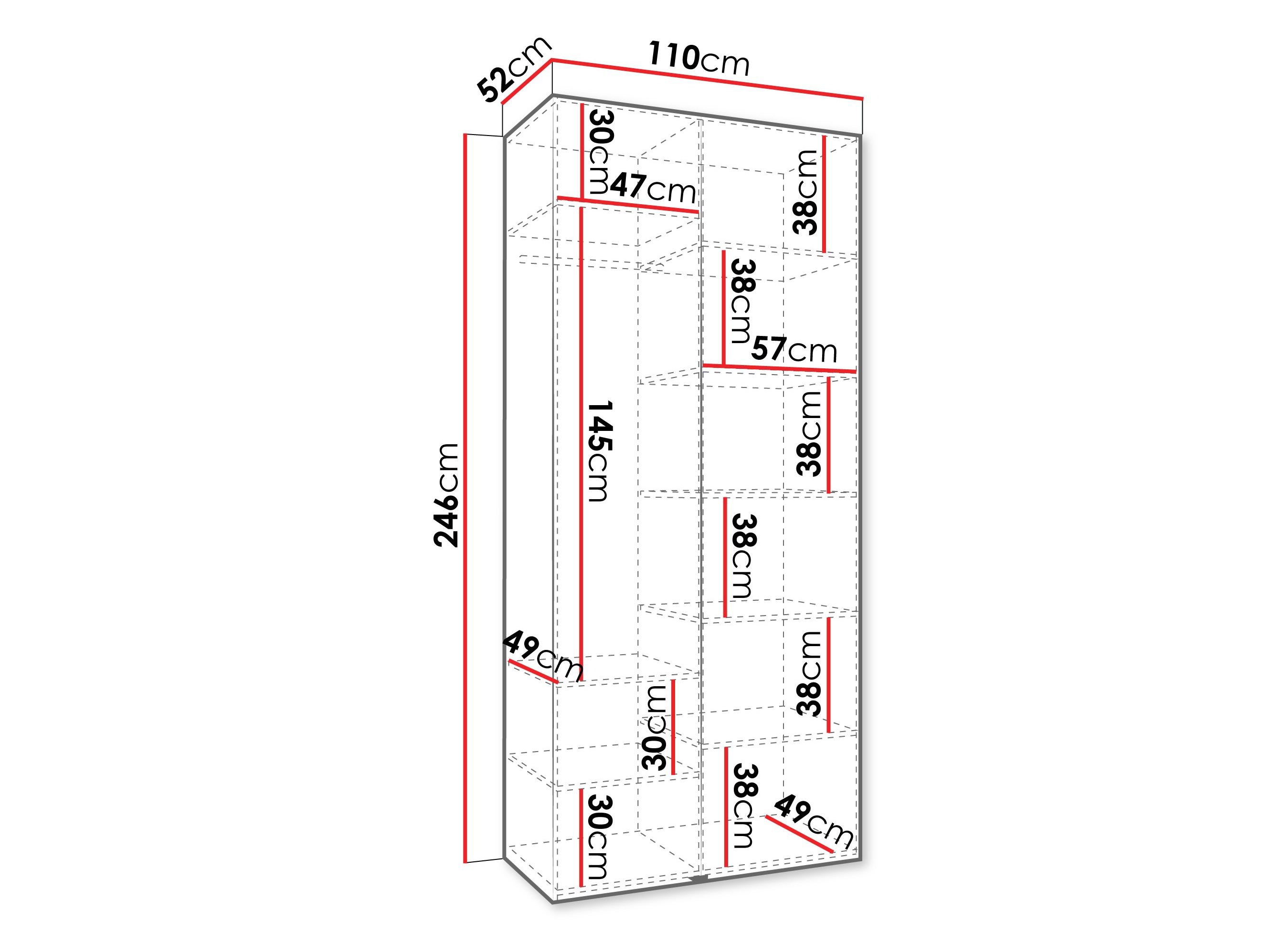 Шкаф Hartford 540 (Кашемир)