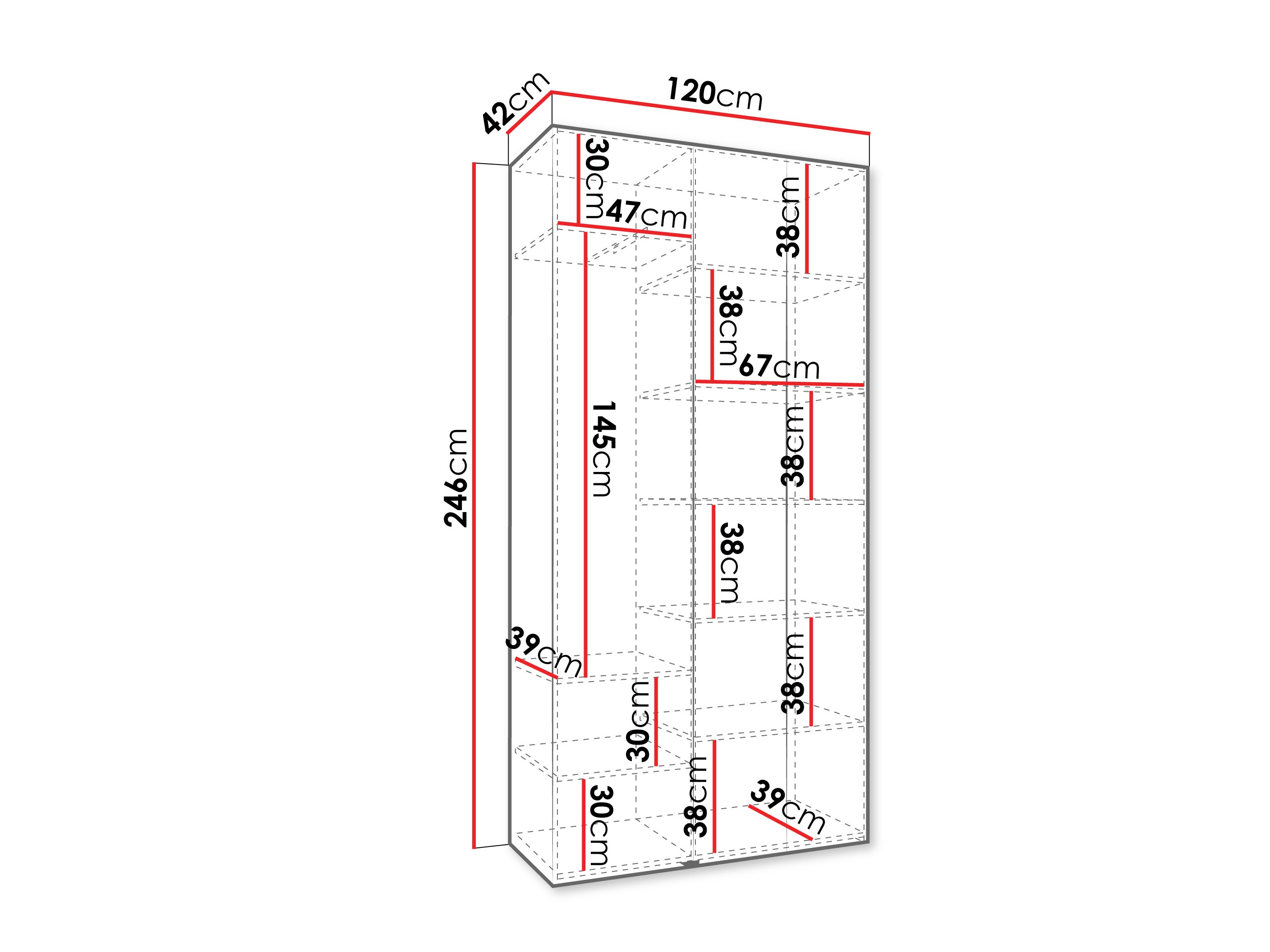 Шкаф Hartford 544 (Белый)