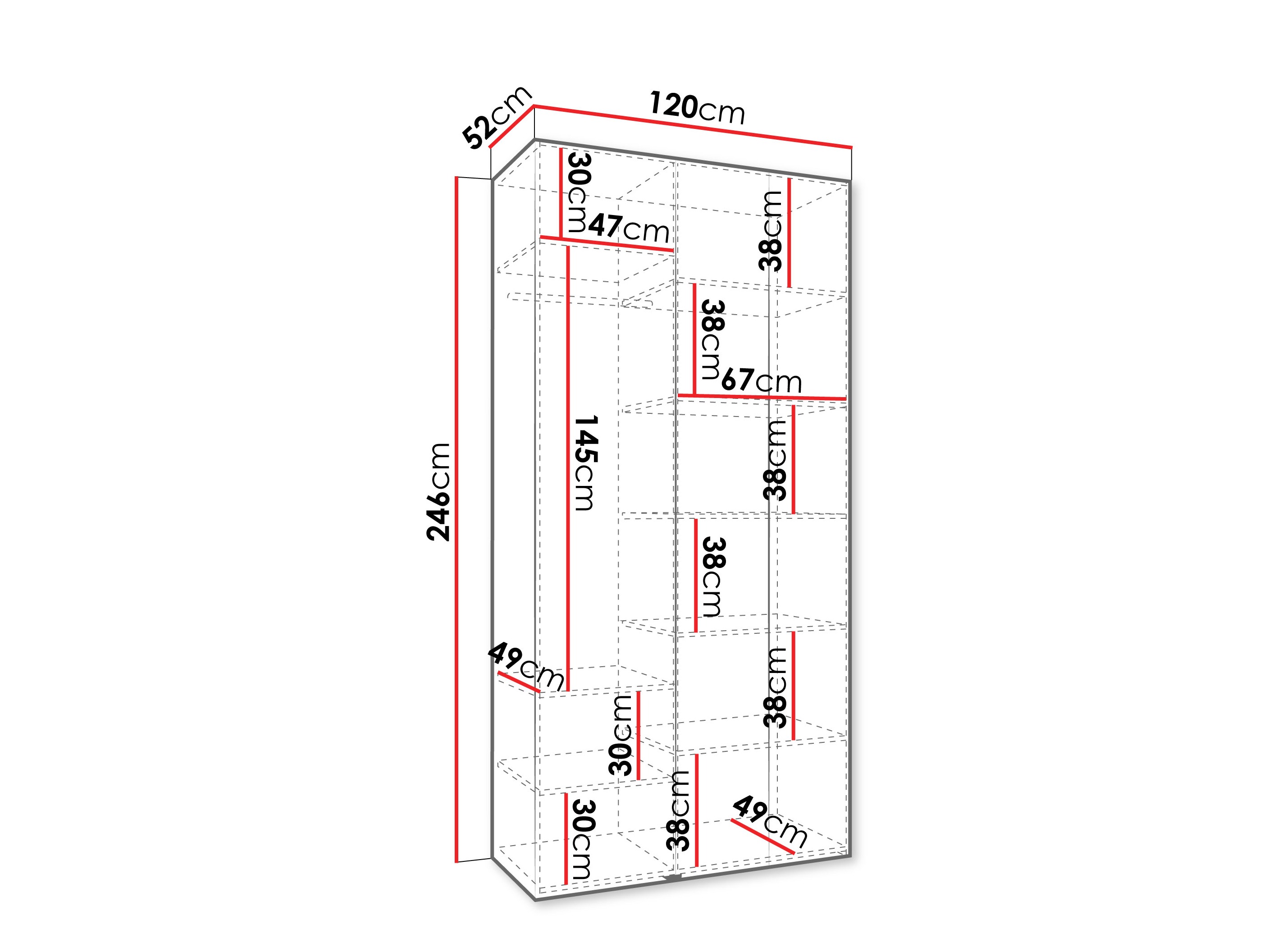 Шкаф Hartford 544 (Белый)