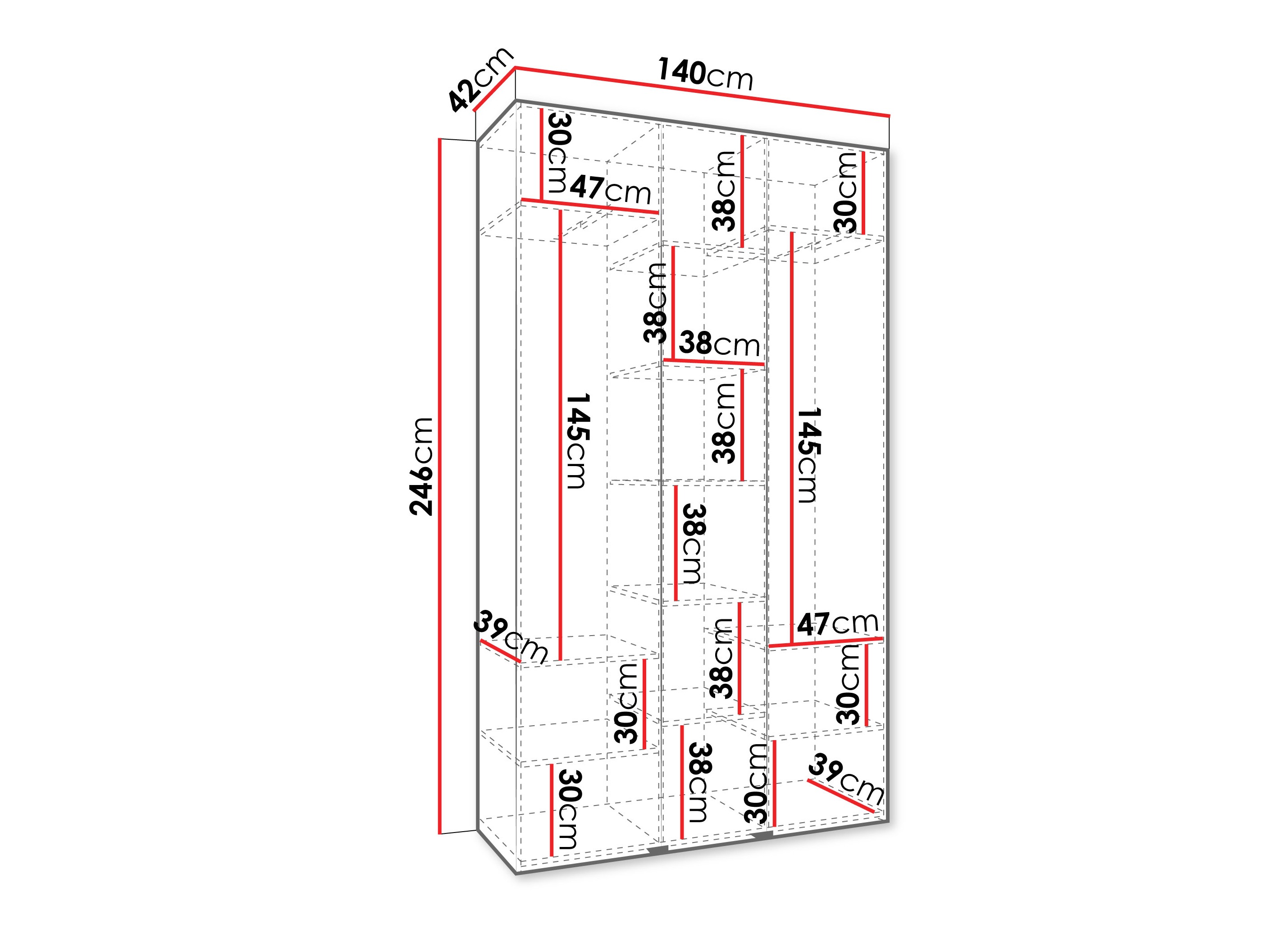 Шкаф Hartford 544 (Белый)