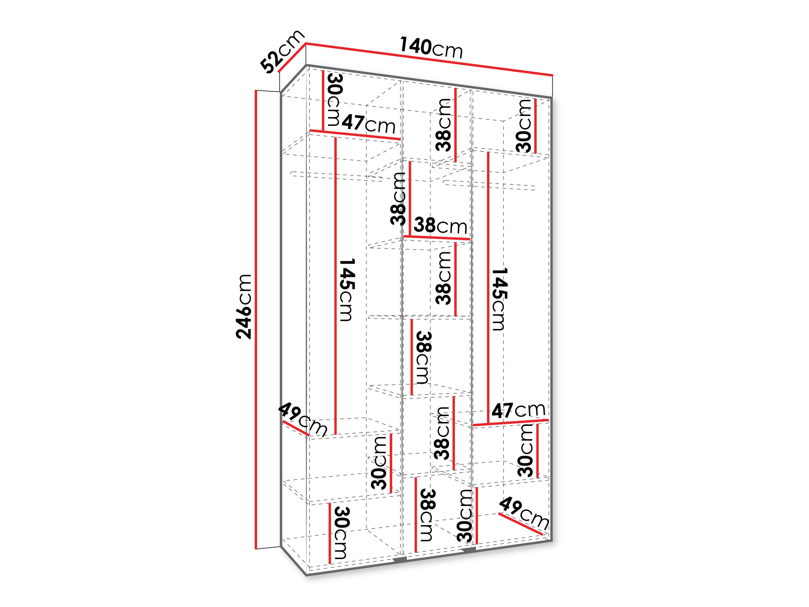 Шкаф Hartford 544 (Белый)