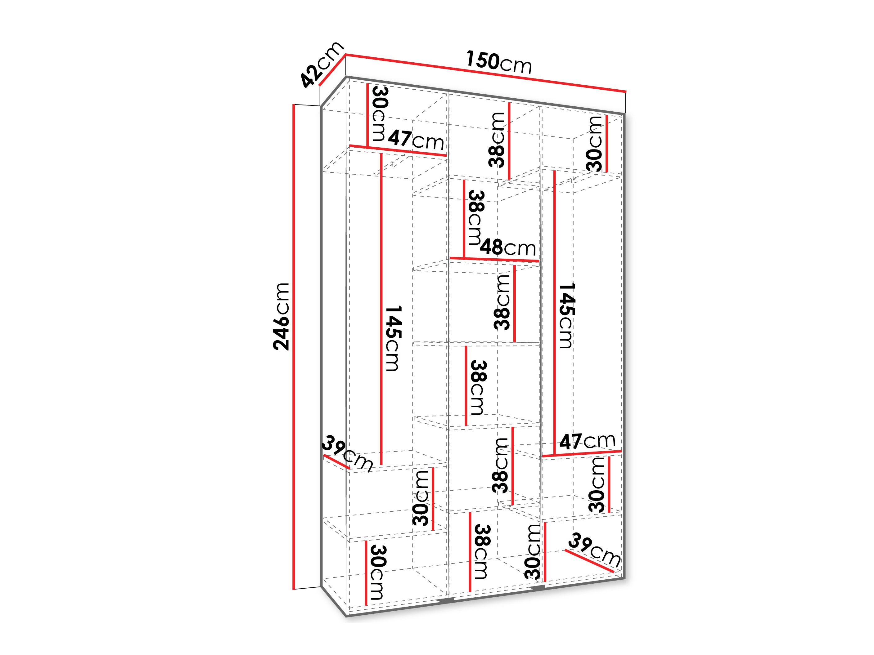 Шкаф Hartford 544 (Белый)