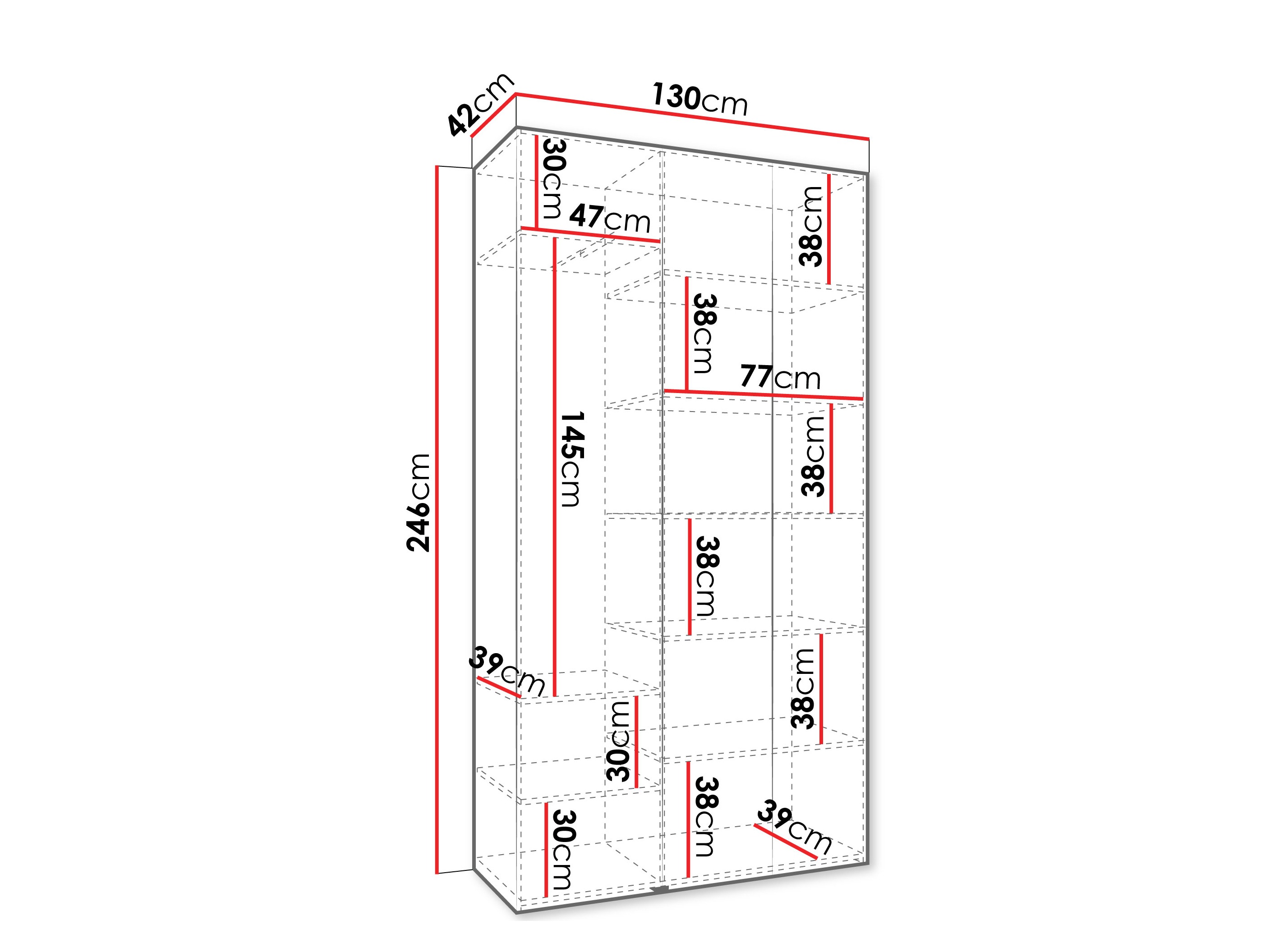 Шкаф Hartford 544 (Кашемир)