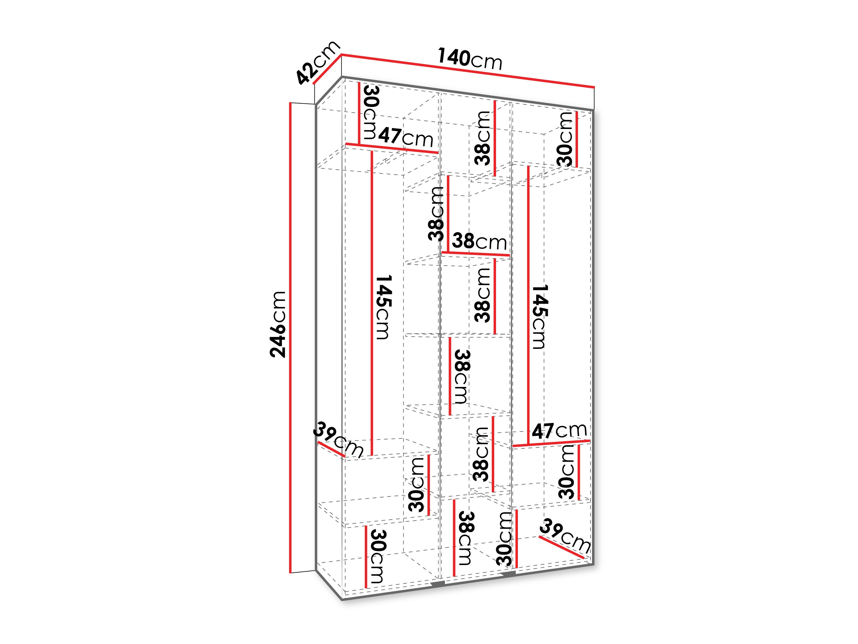 Шкаф Hartford 544 (Кашемир)