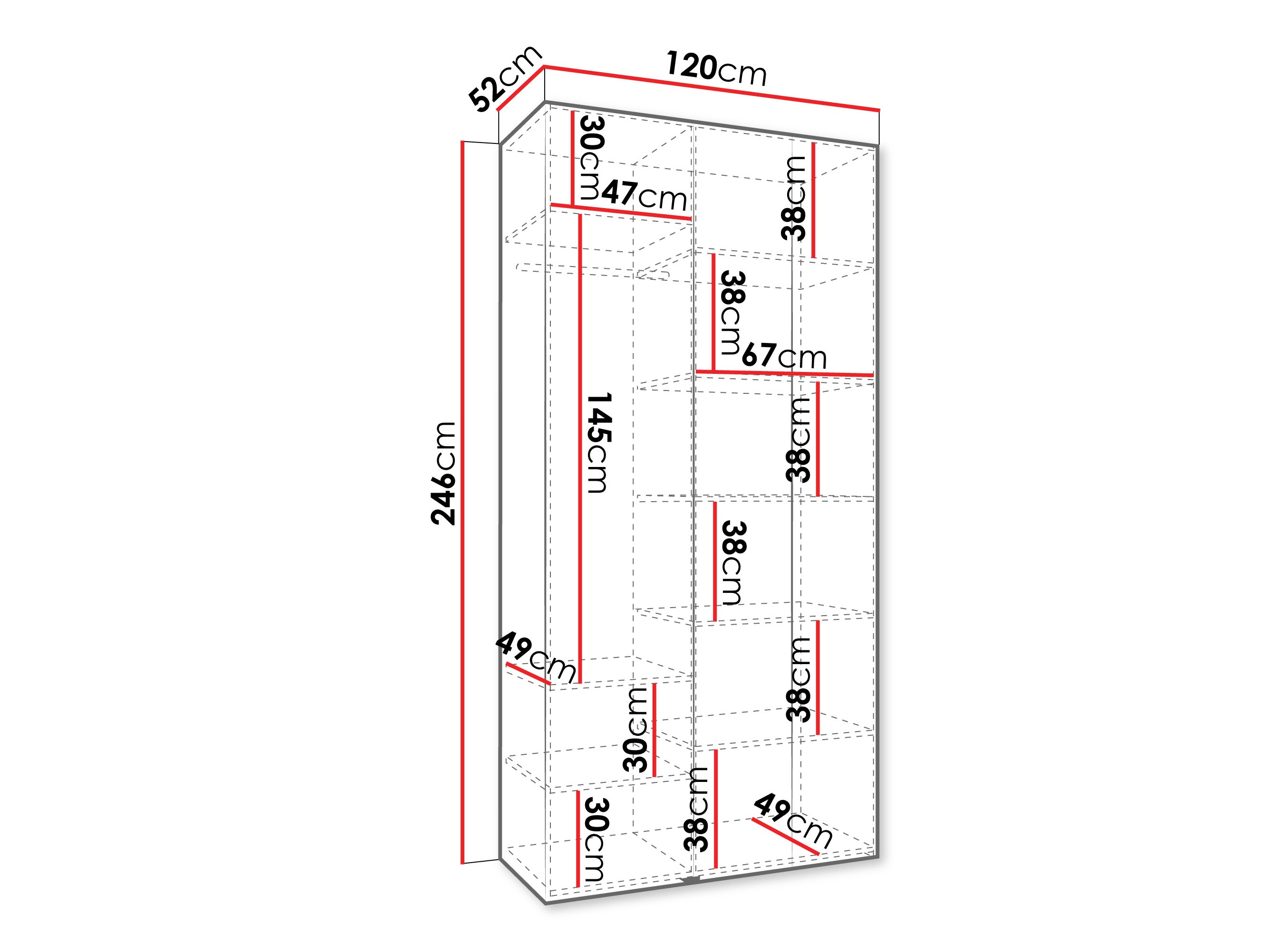 Skapis Hartford 544 (Kašmirs)