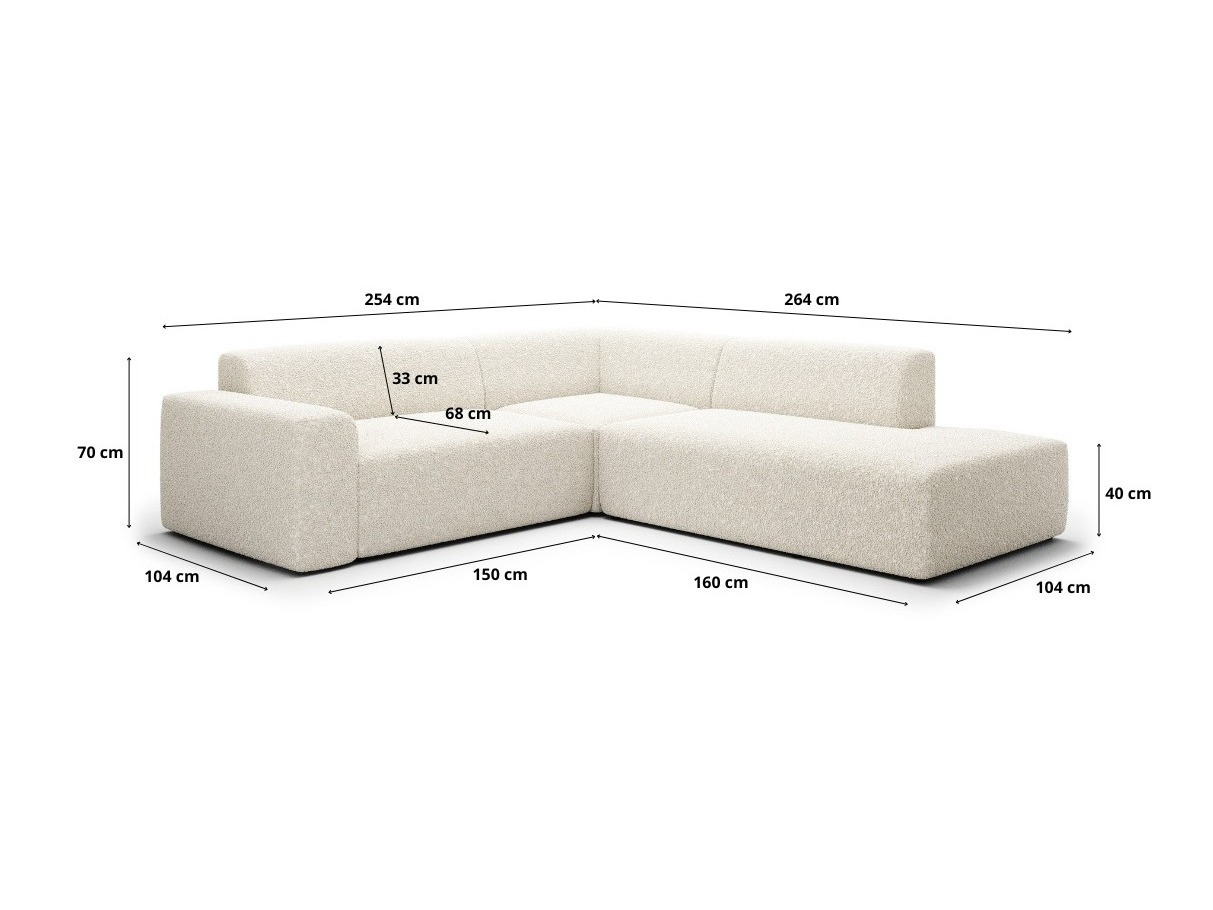 Stūra dīvāns Romenoi 103 (Centaur 15)