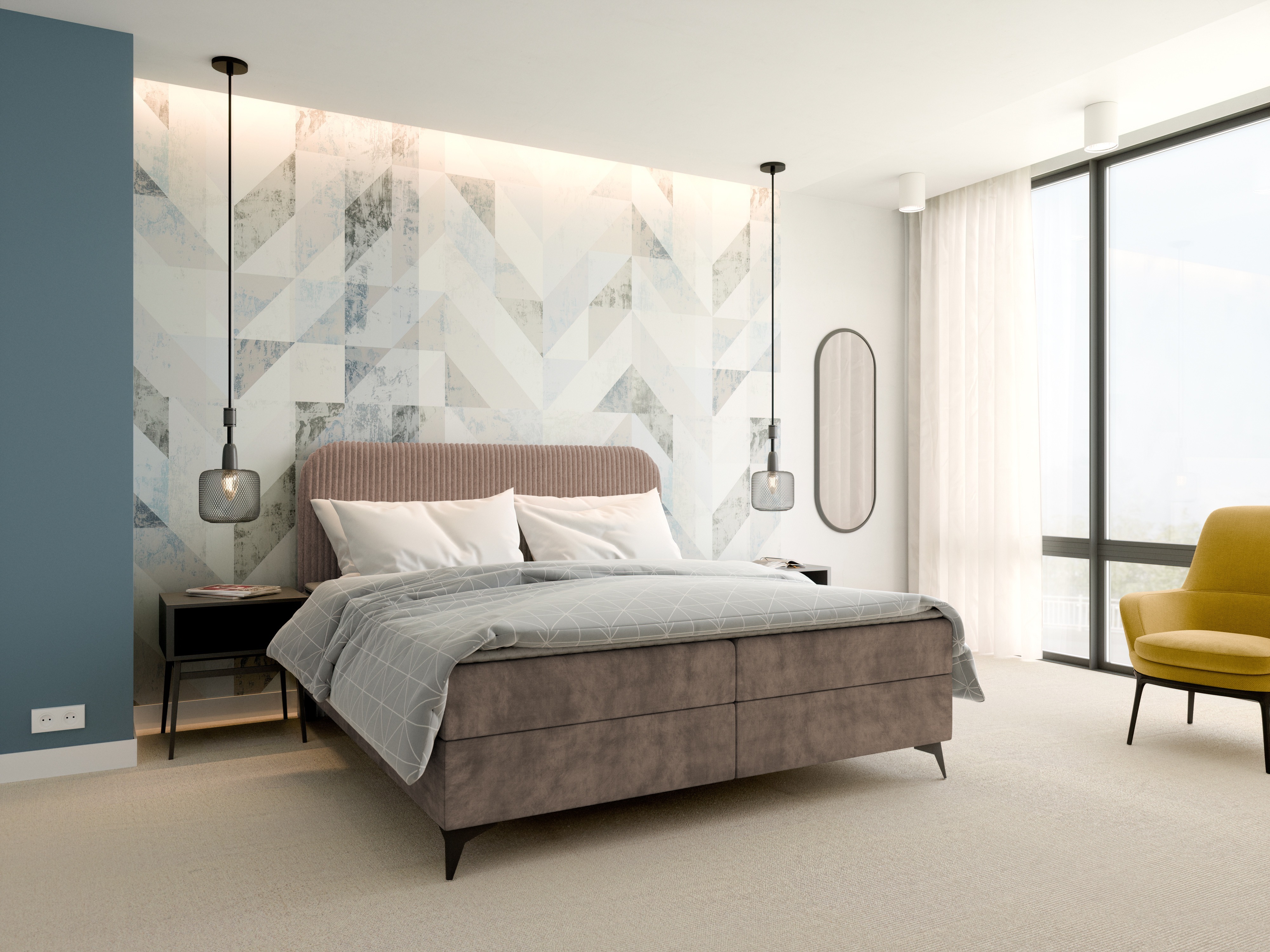 Kontinentālā gulta Franklin 173 (Tilia 17 + Manila 21)