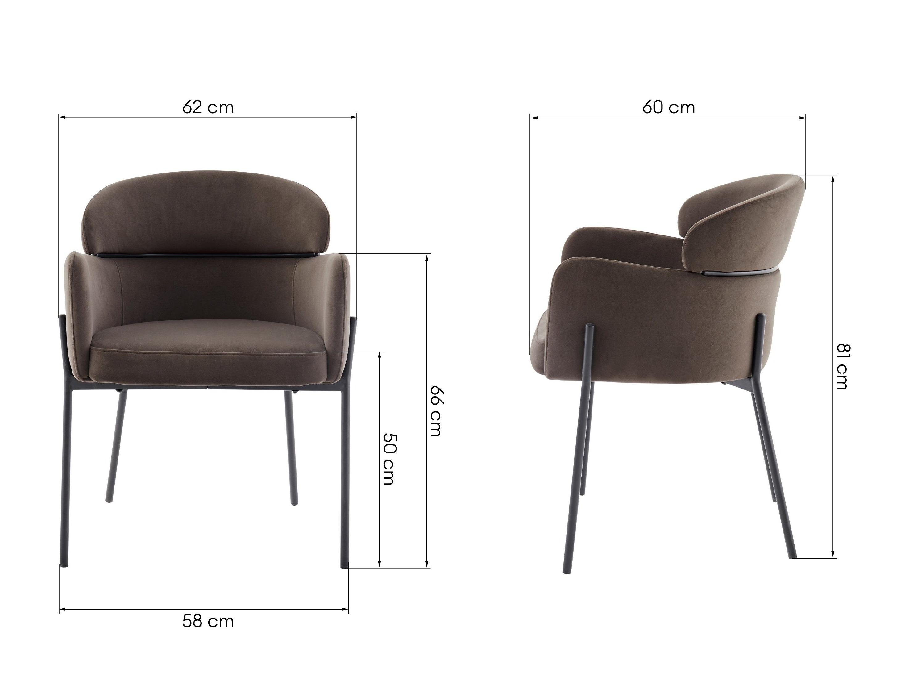 Krēsls Burleson 175 (Brūns)