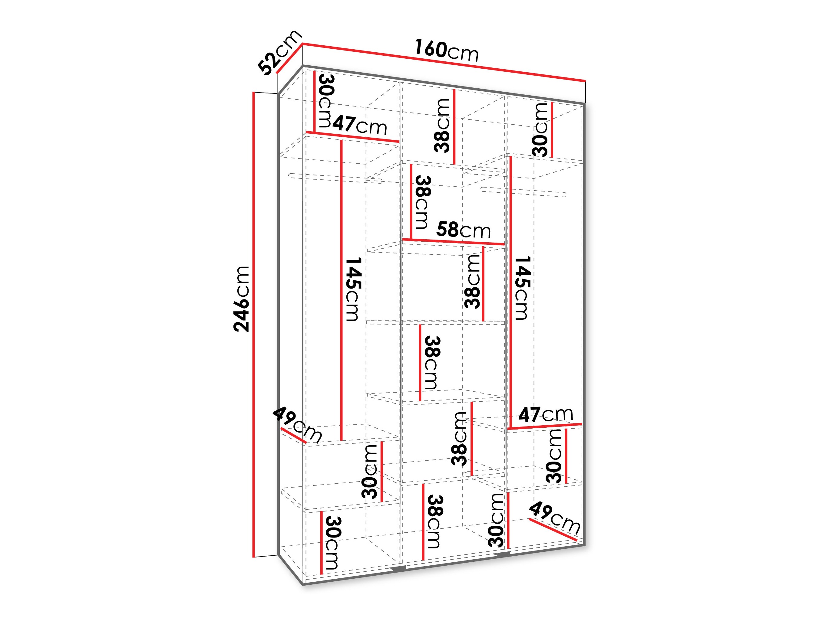 Шкаф Hartford 544 (Кашемир)