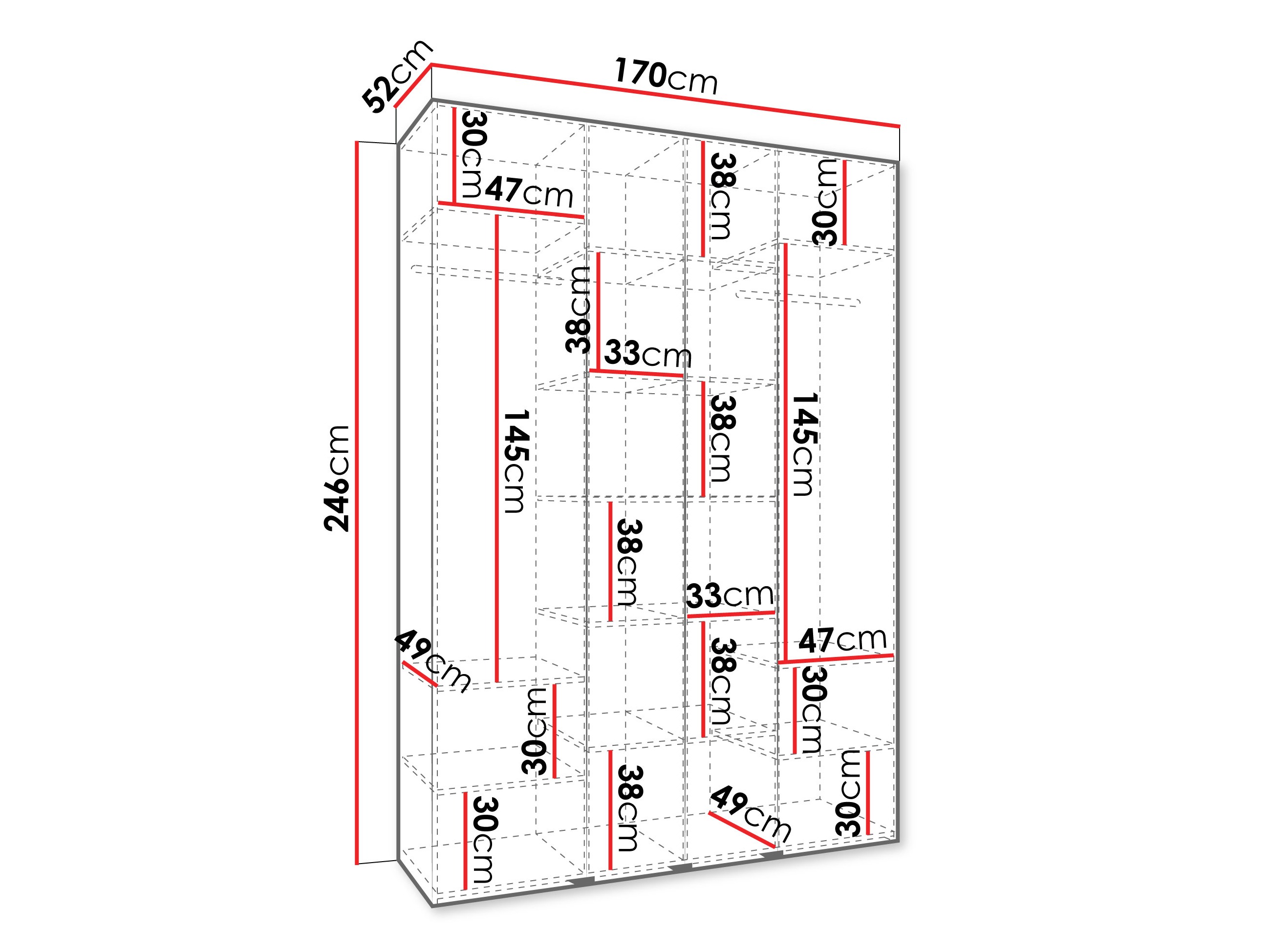 Шкаф Hartford 554 (Белый)