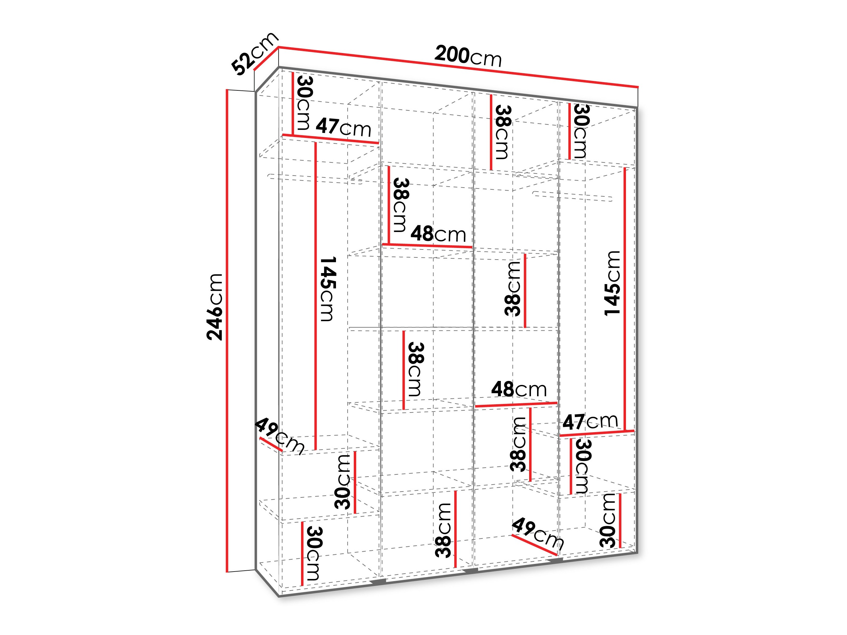 Шкаф Hartford 554 (Белый)