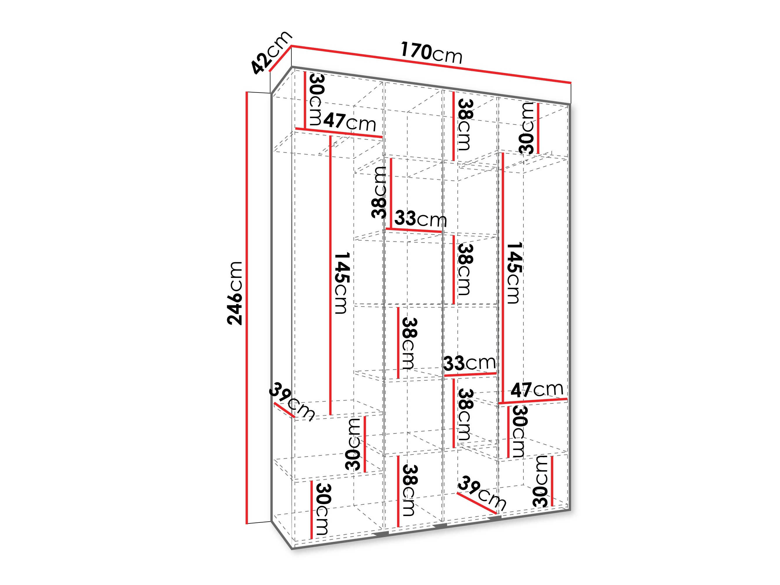 Шкаф Hartford 554 (Кашемир)
