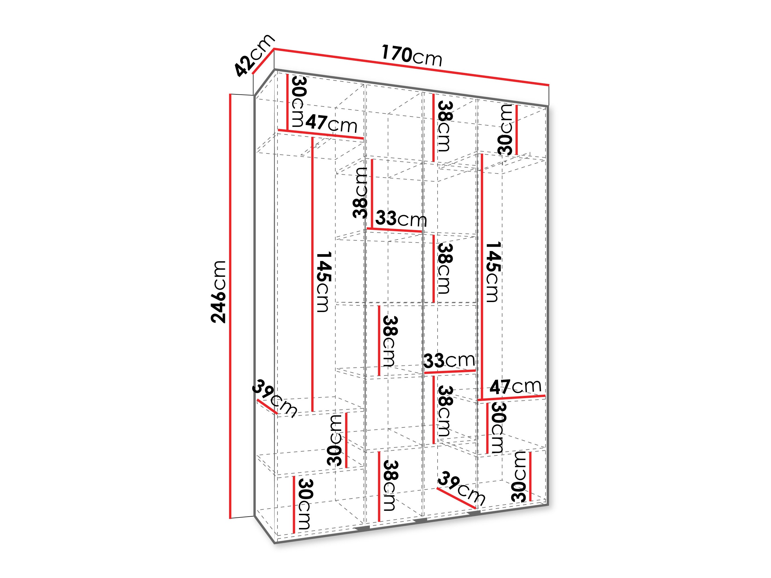 Шкаф Hartford 554 (Кашемир)