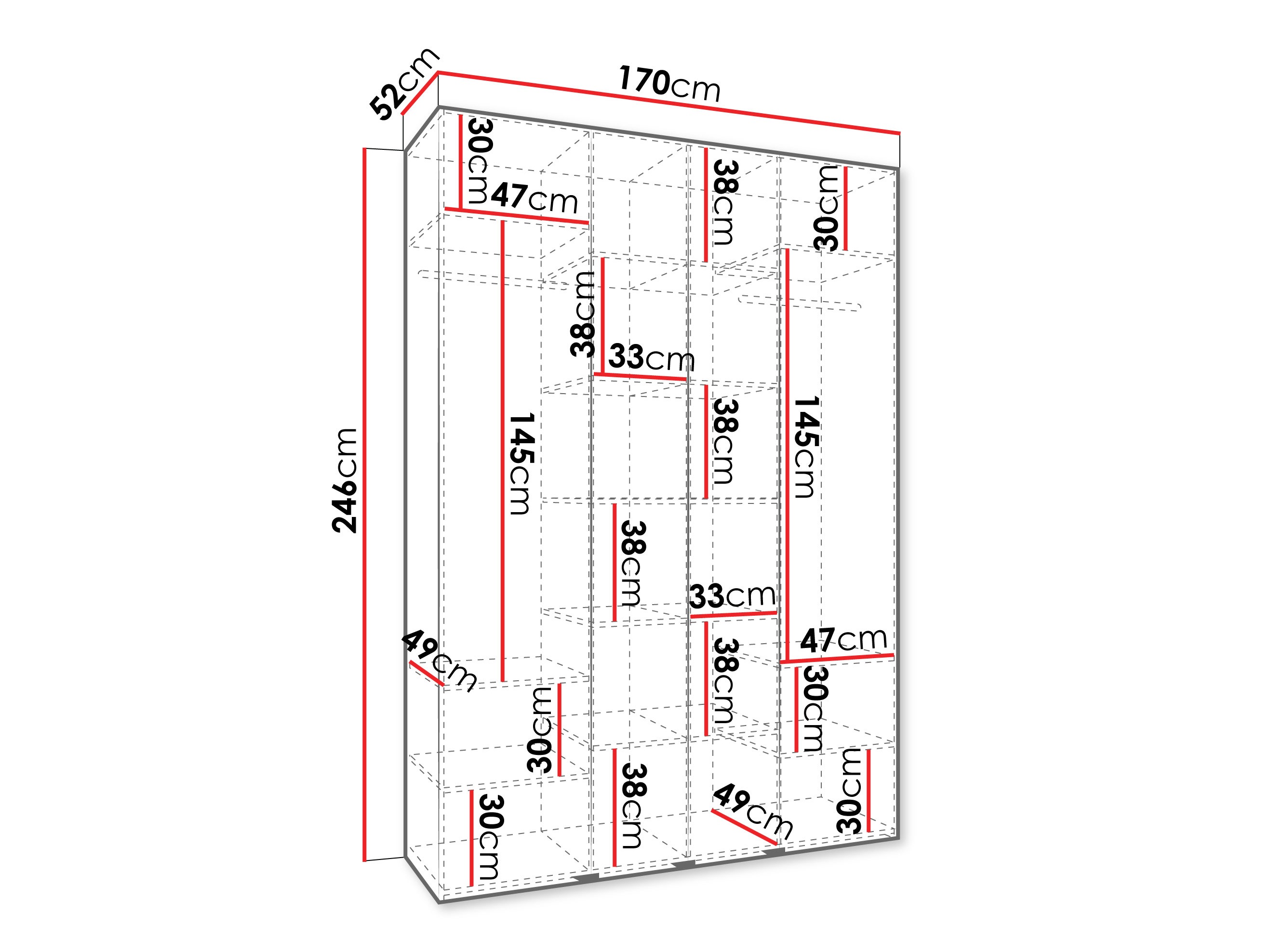 Шкаф Hartford 554 (Кашемир)