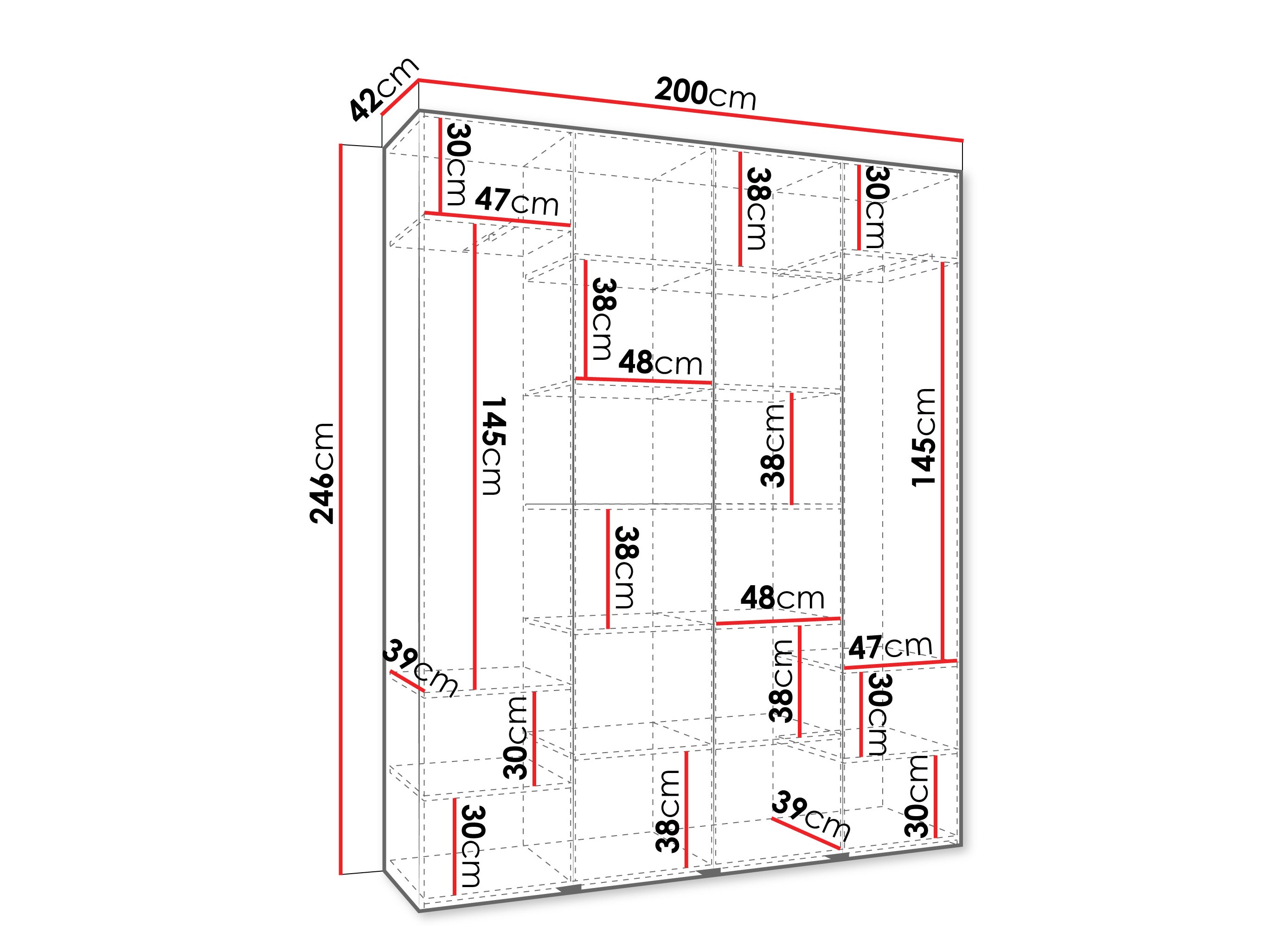Шкаф Hartford 554 (Кашемир)