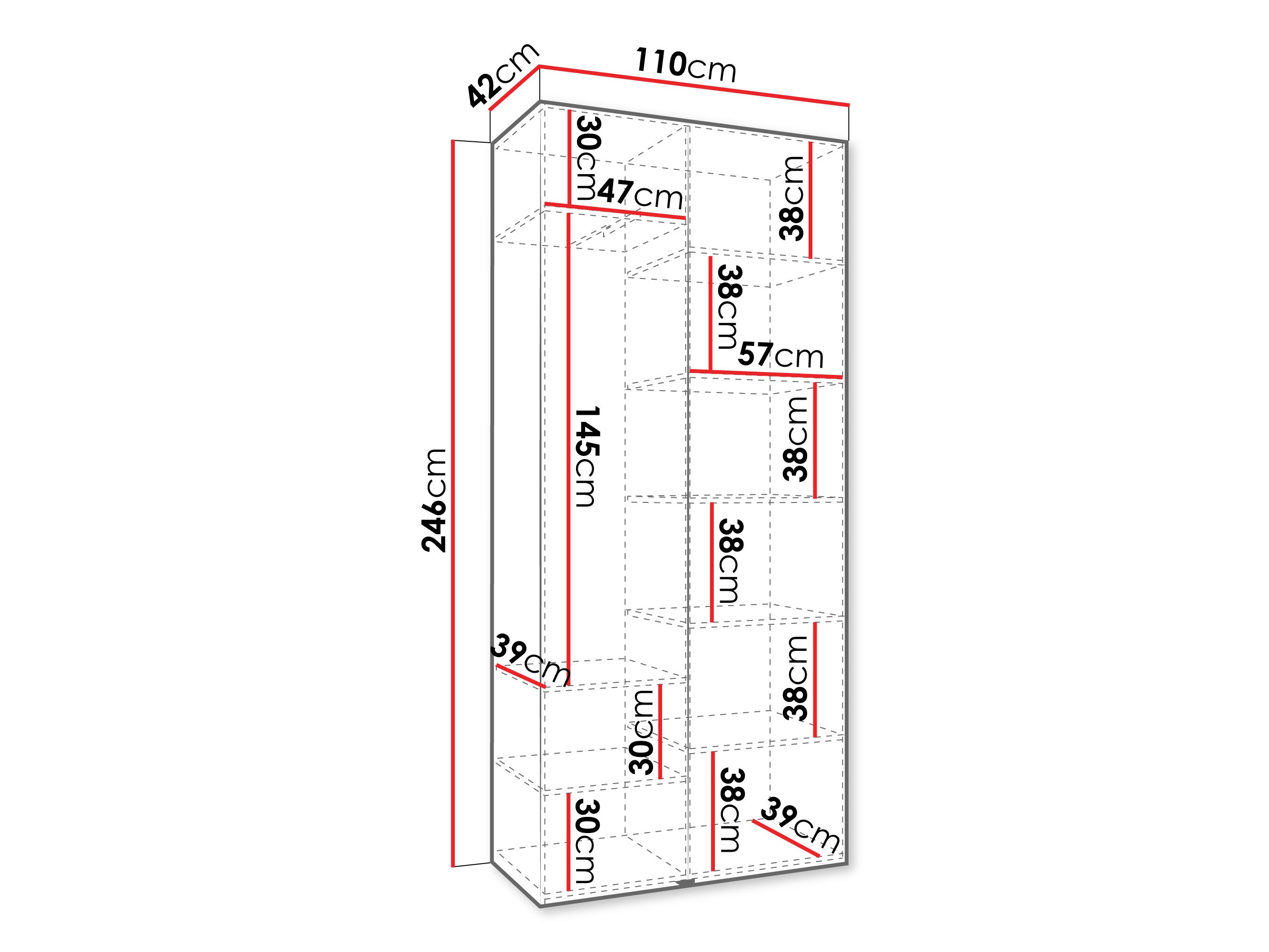 Шкаф Hartford 562 (Кашемир)