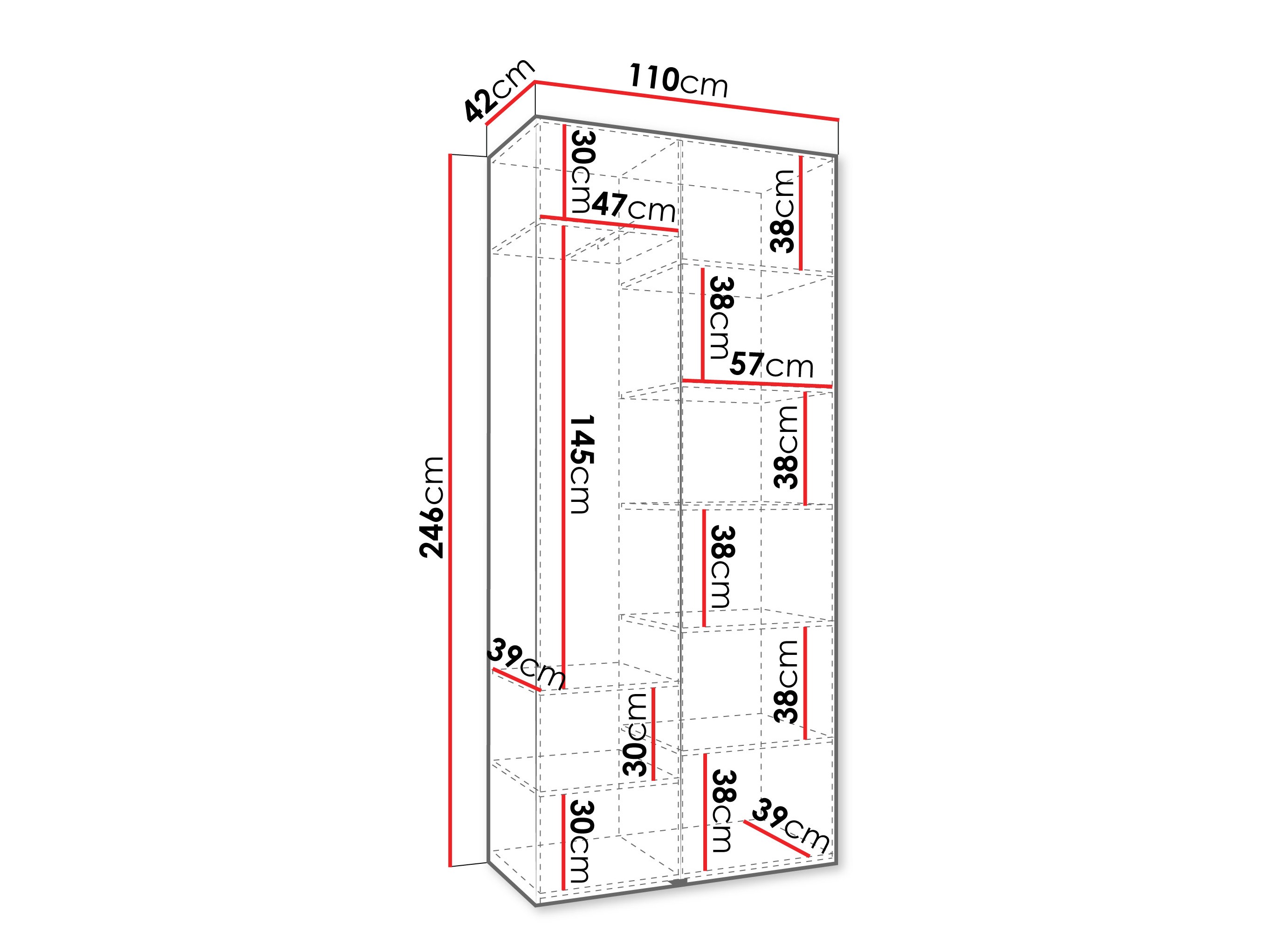 Шкаф Hartford 562 (Кашемир)