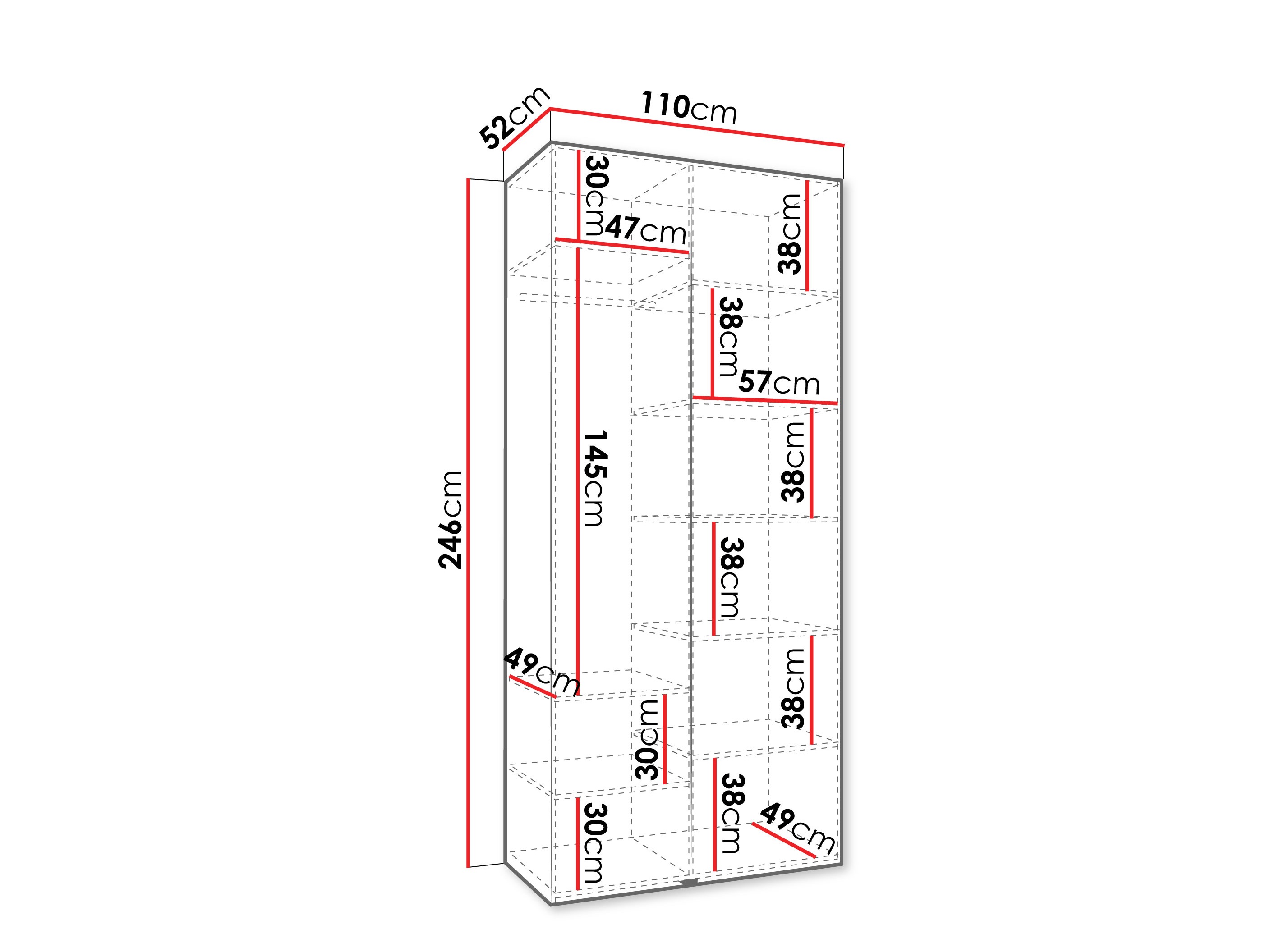 Шкаф Hartford 562 (Белый)