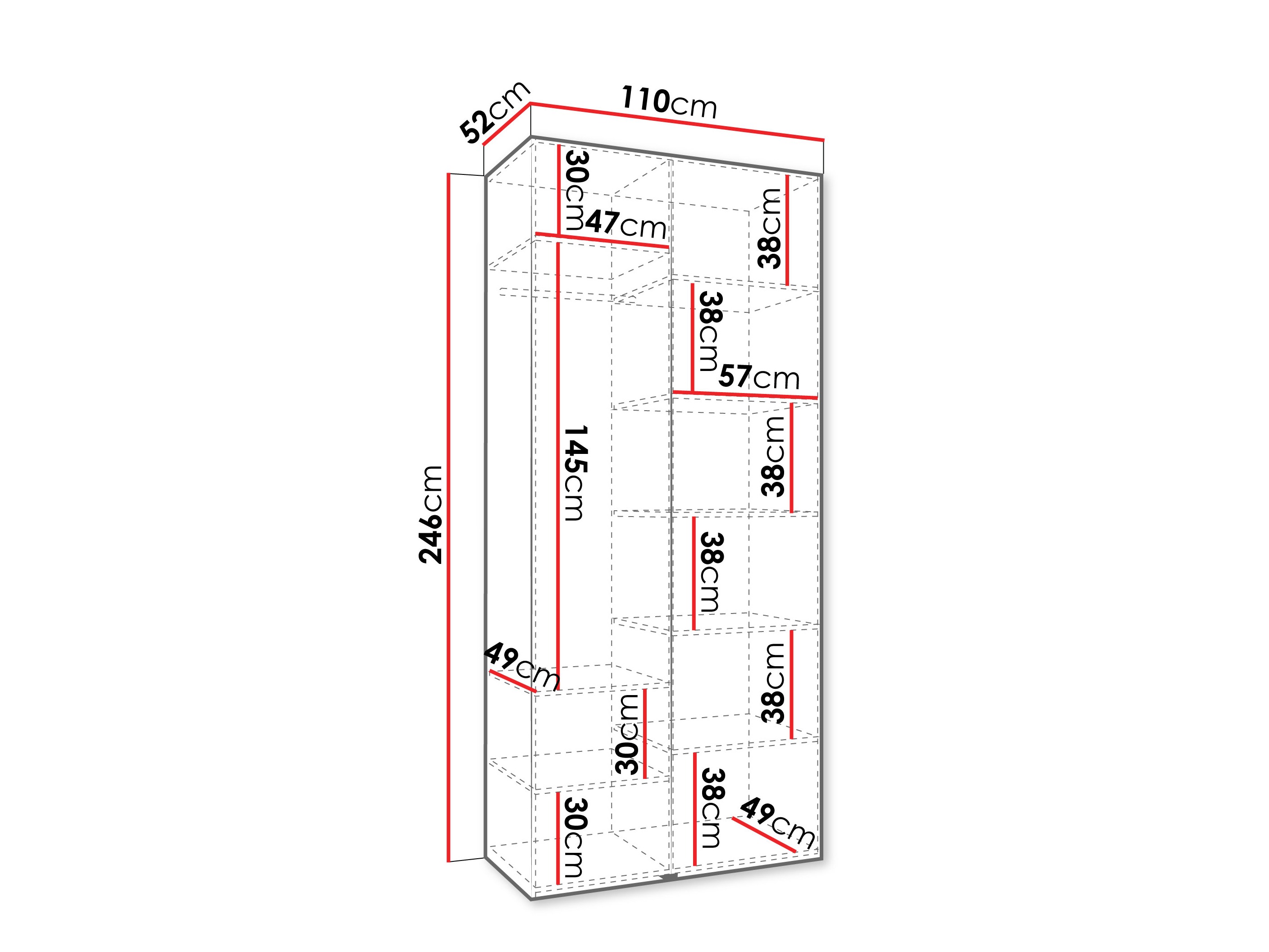 Шкаф Hartford 562 (Белый)