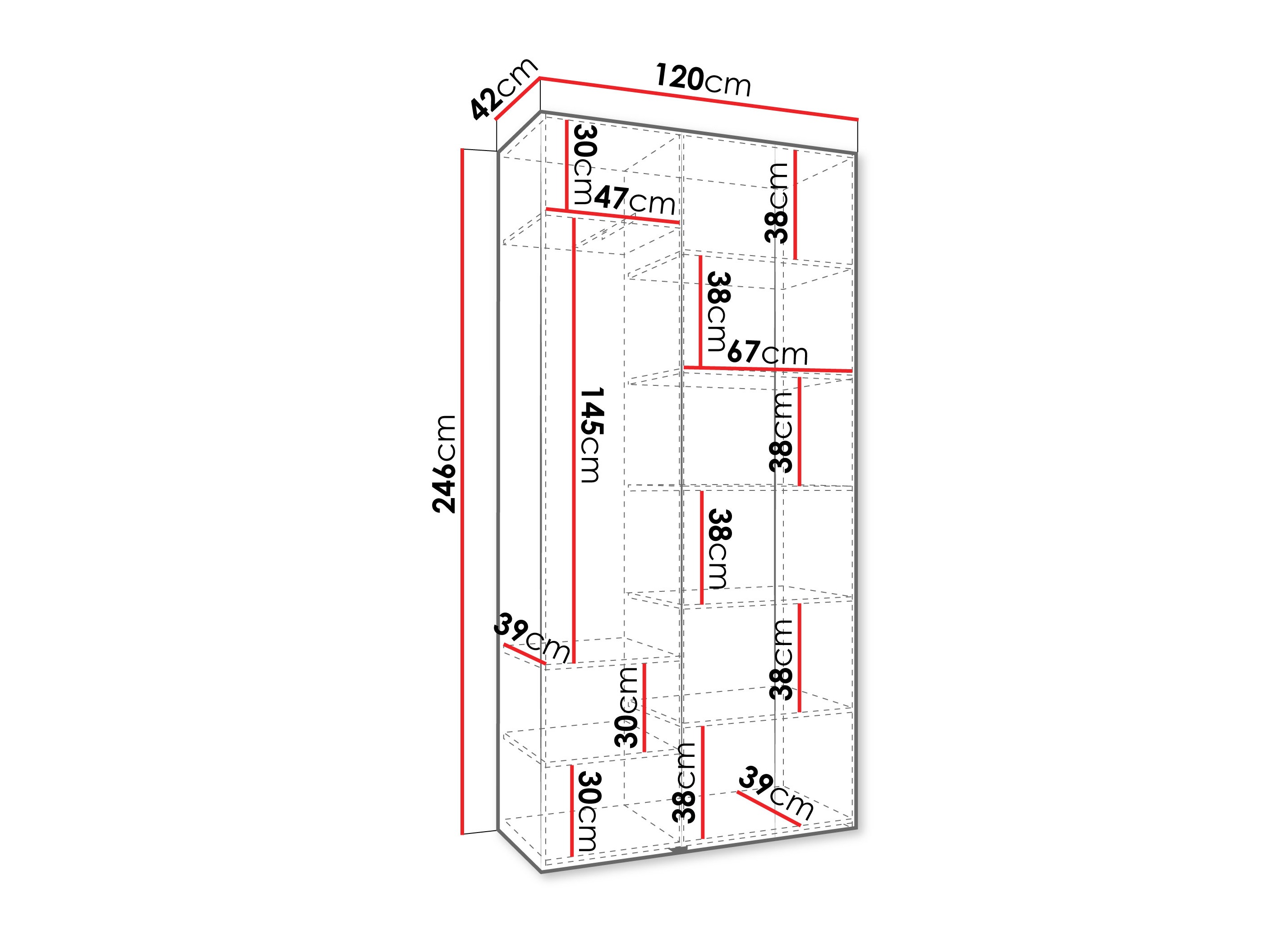 Шкаф Hartford 563 (Белый)