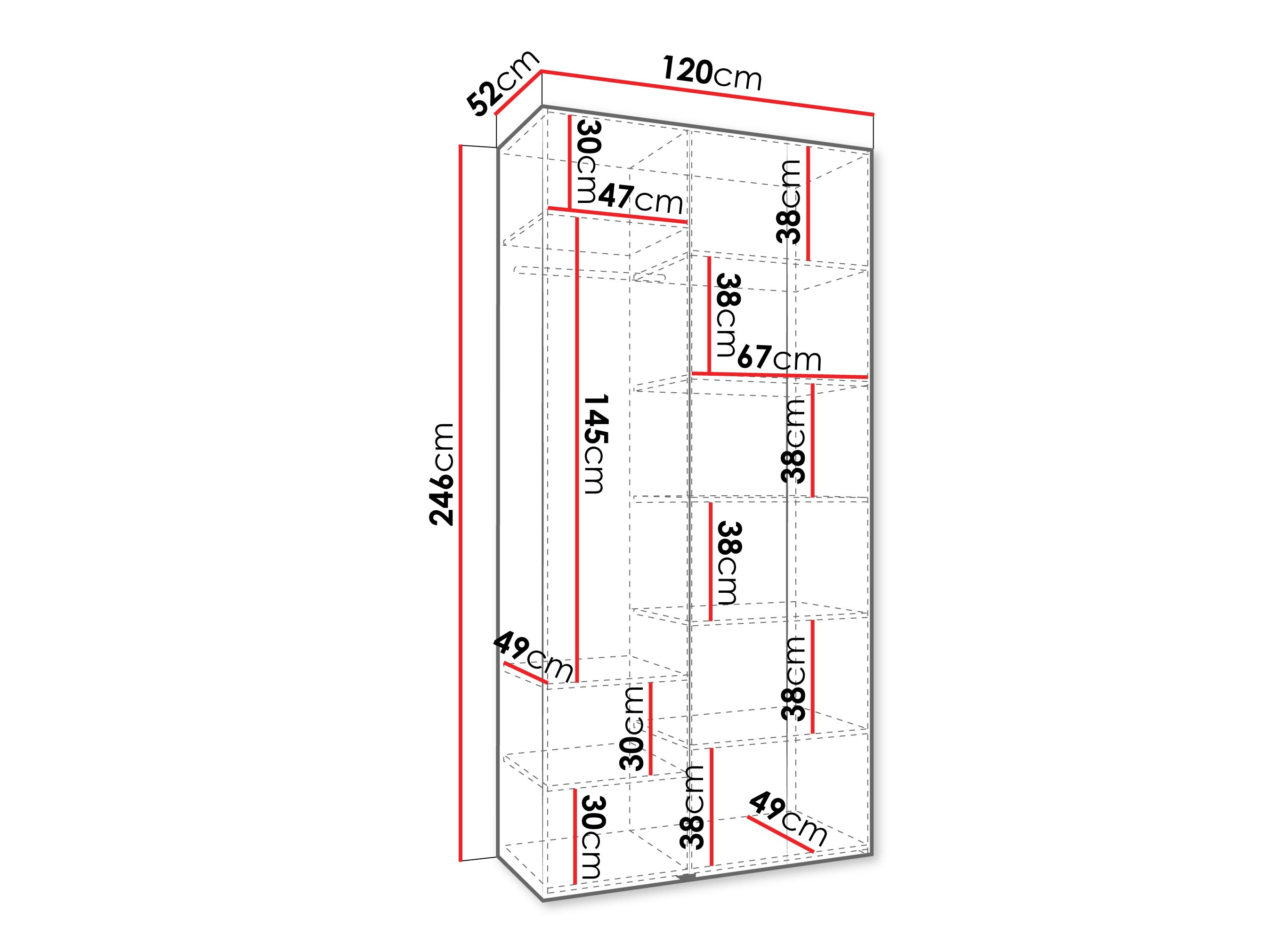 Шкаф Hartford 563 (Белый)