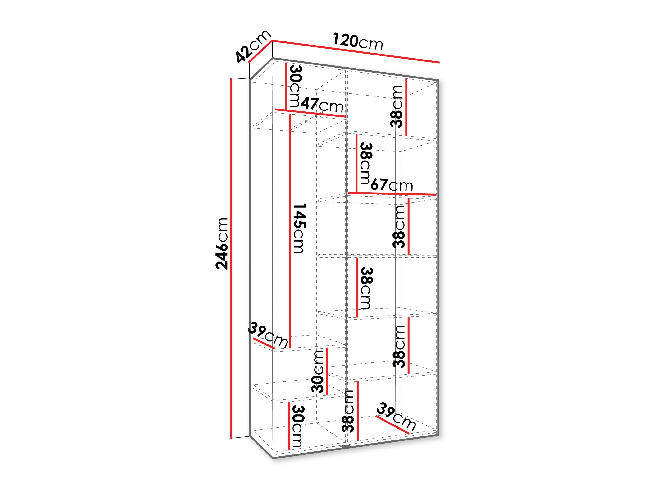 Шкаф Hartford 563 (Белый)
