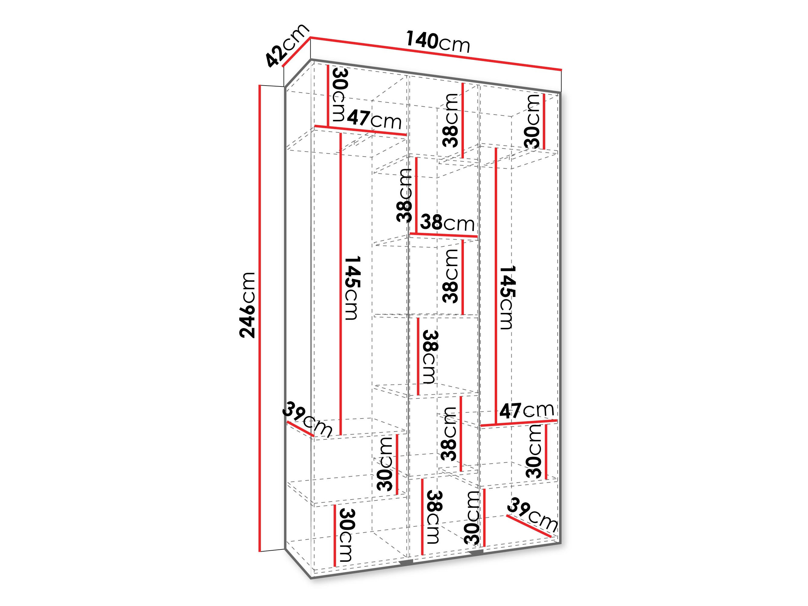 Шкаф Hartford 563 (Белый)