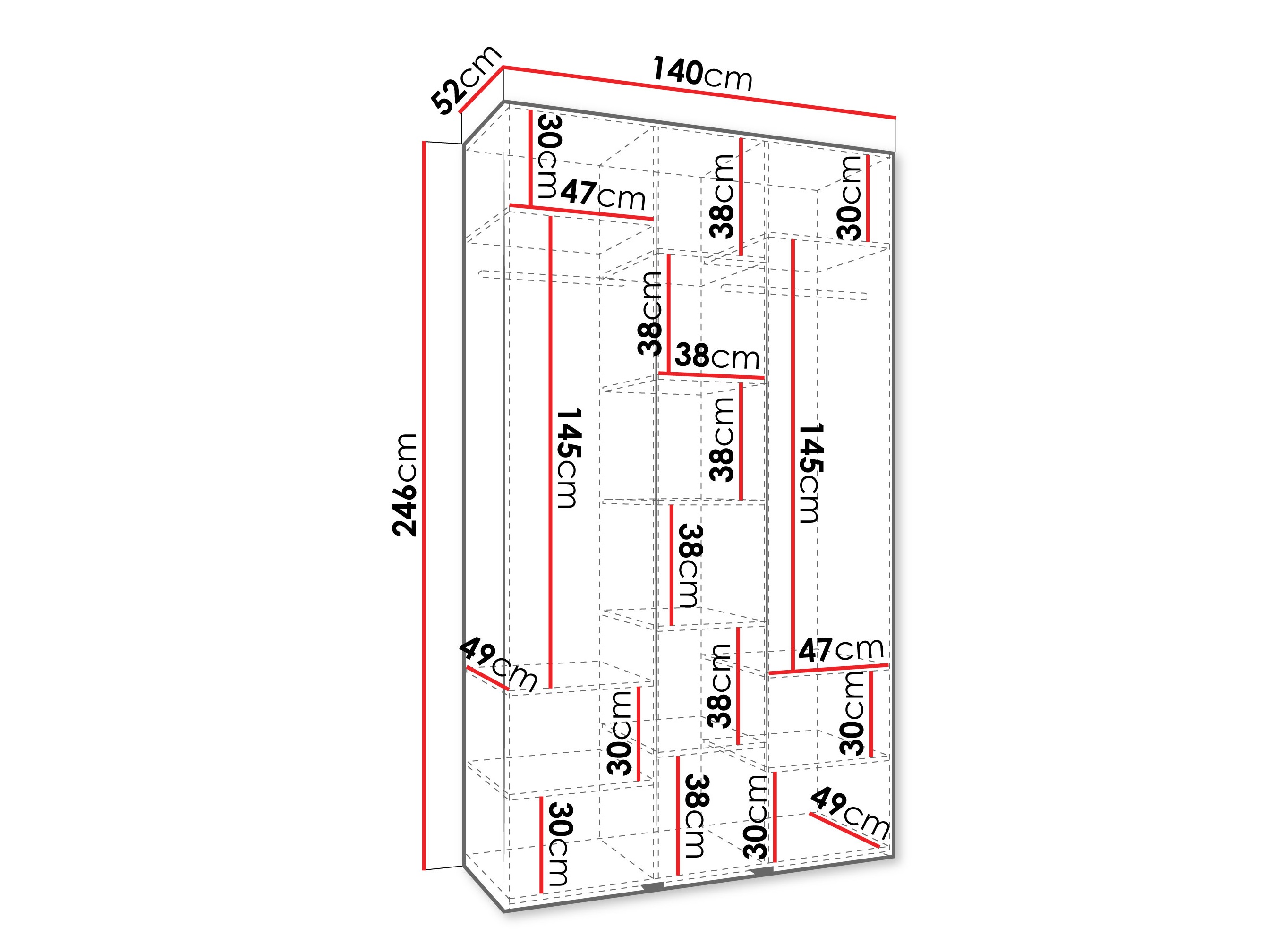 Шкаф Hartford 563 (Белый)