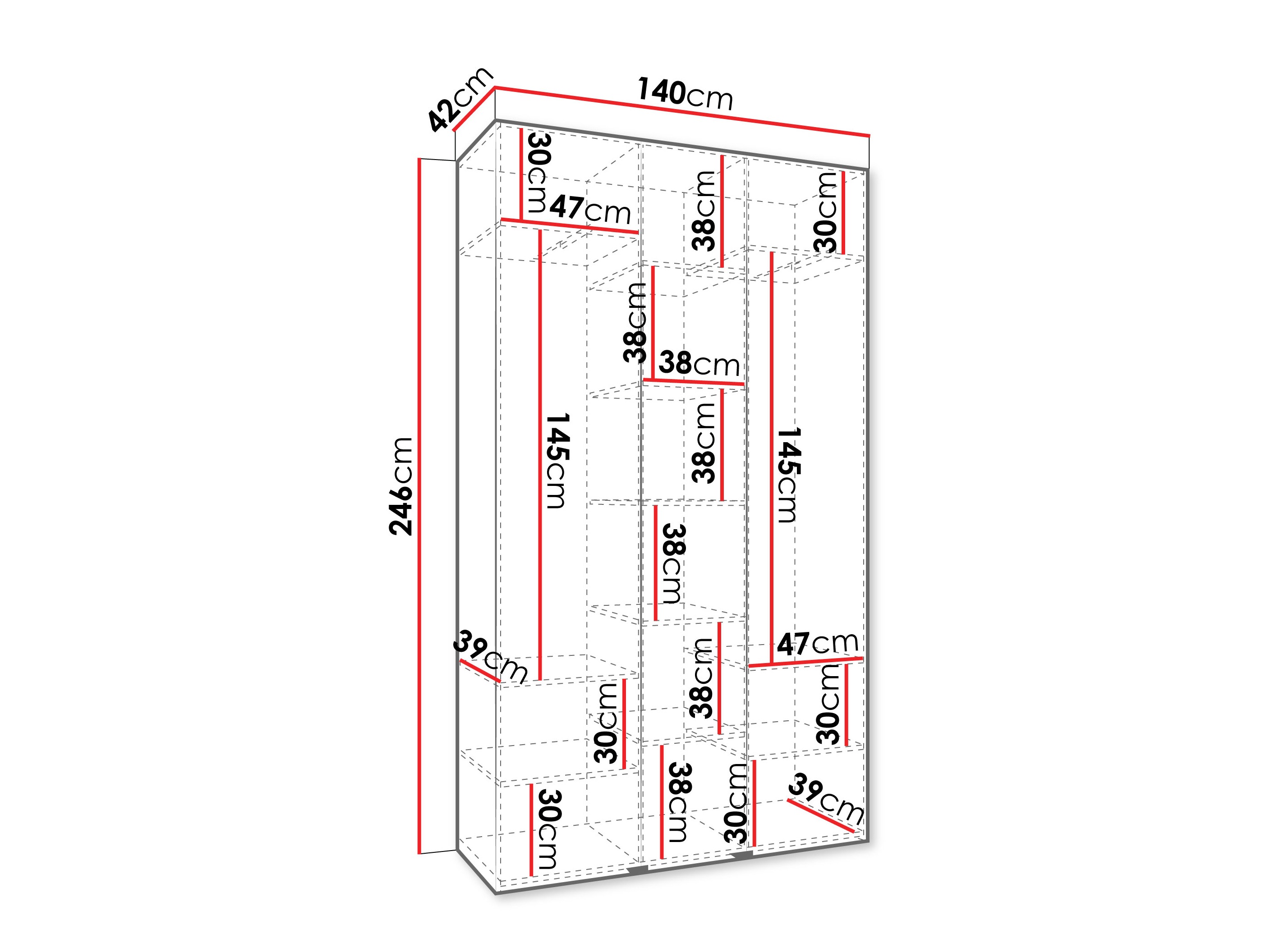 Шкаф Hartford 563 (Белый)
