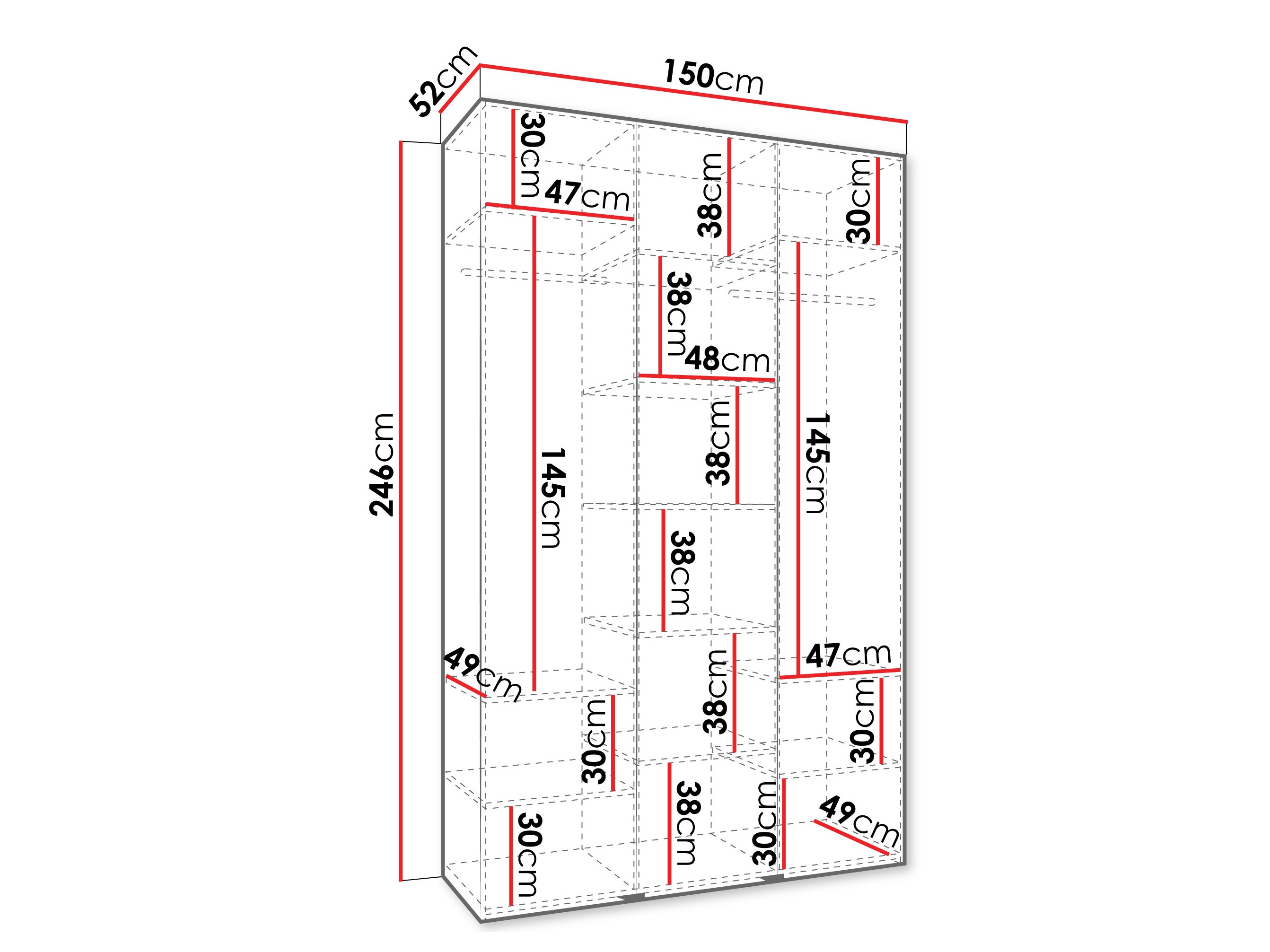 Шкаф Hartford 563 (Белый)