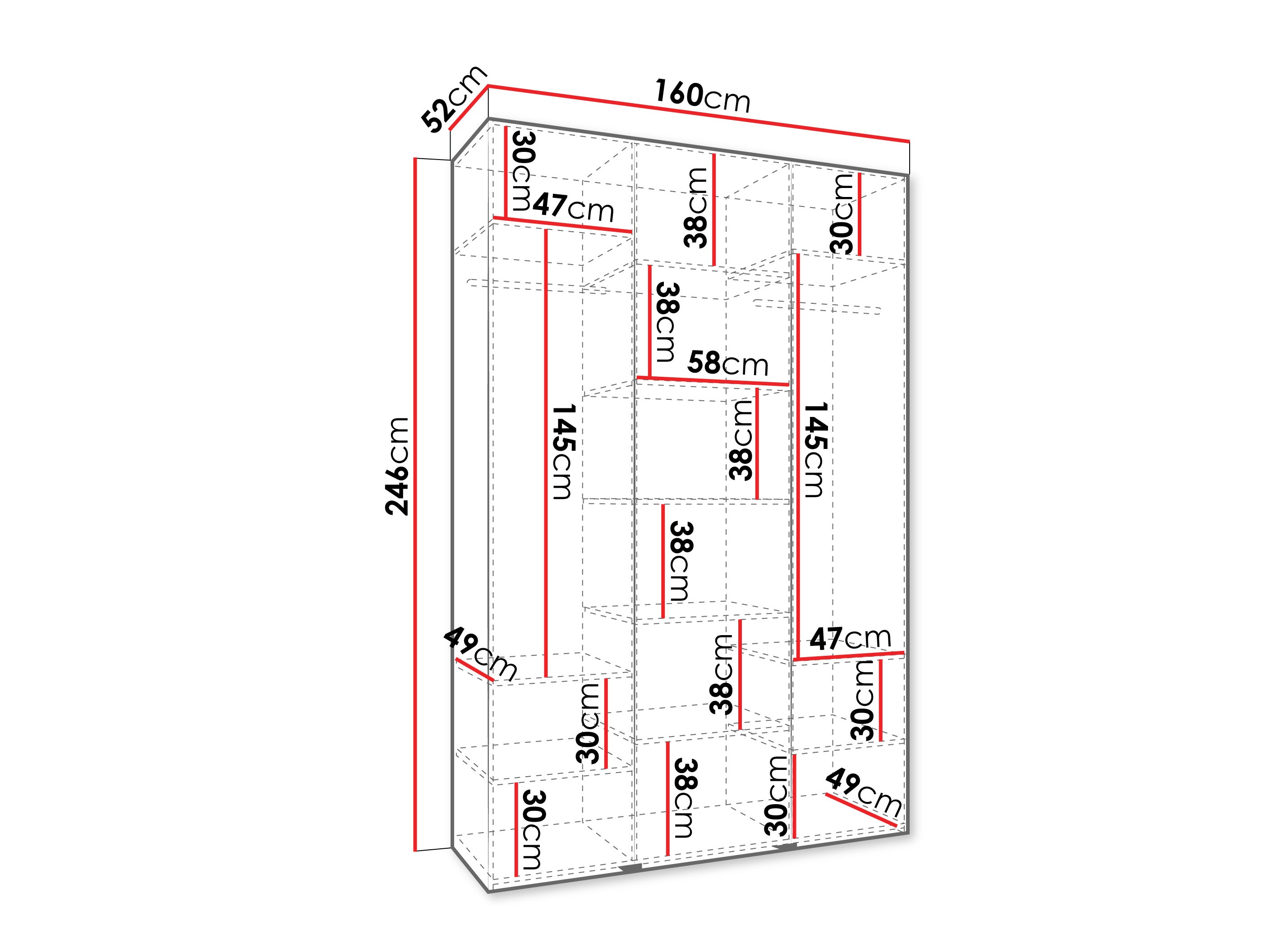 Шкаф Hartford 563 (Белый)