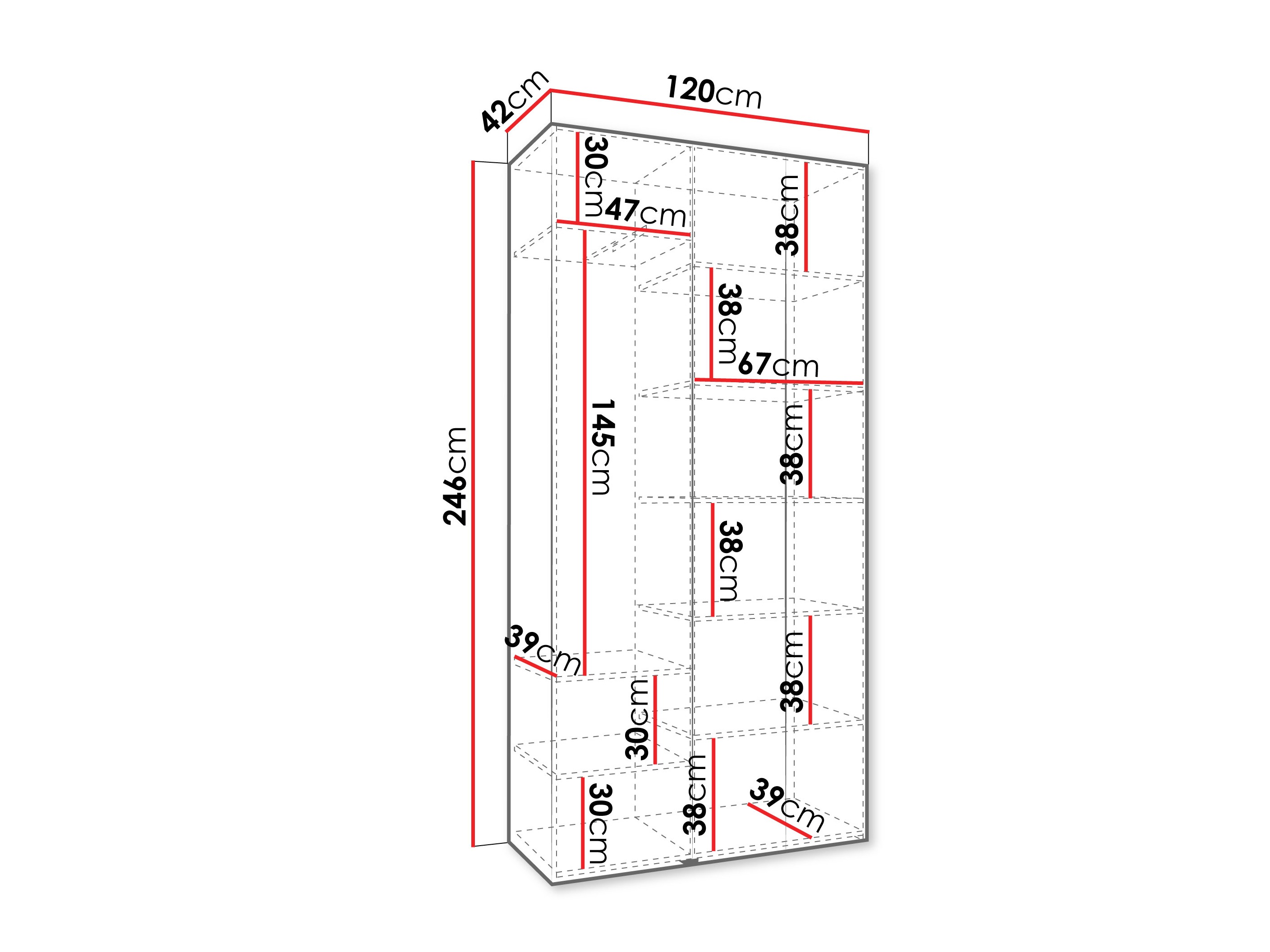 Шкаф Hartford 563 (Кашемир)