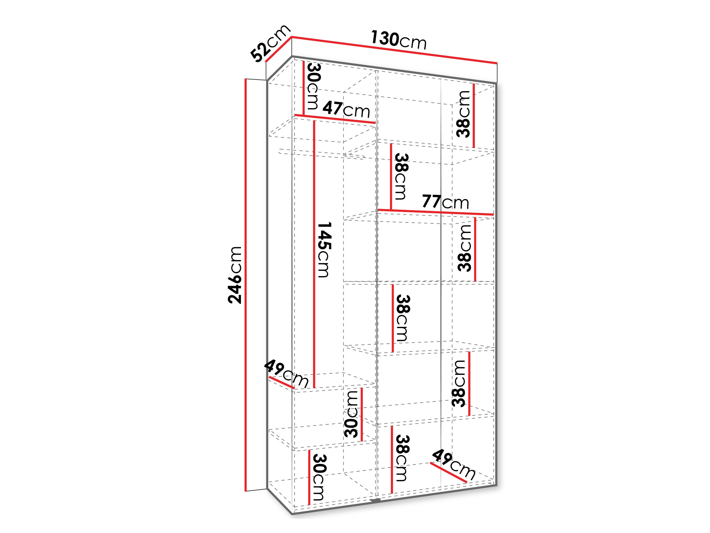Шкаф Hartford 563 (Кашемир)