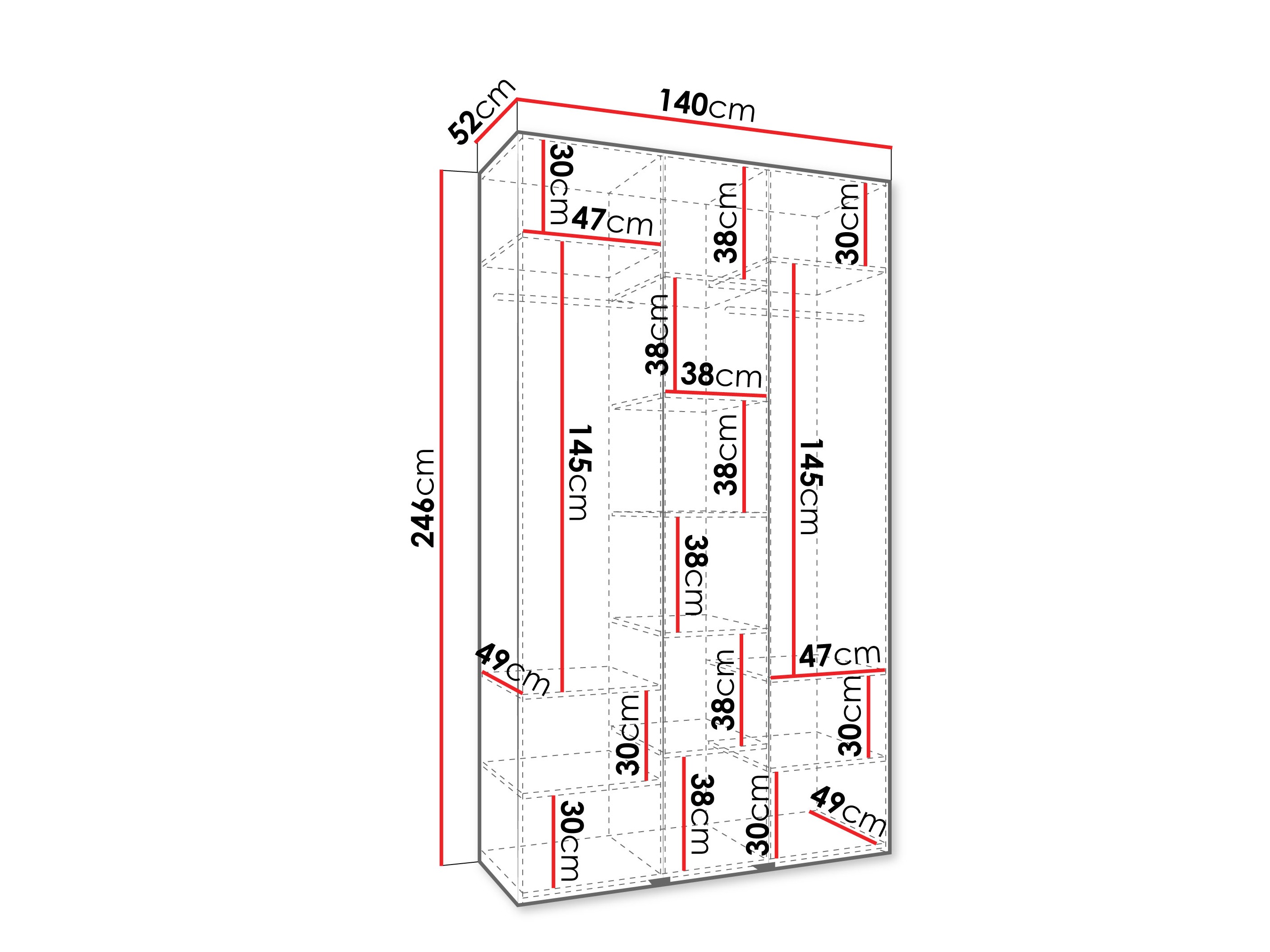 Шкаф Hartford 563 (Кашемир)