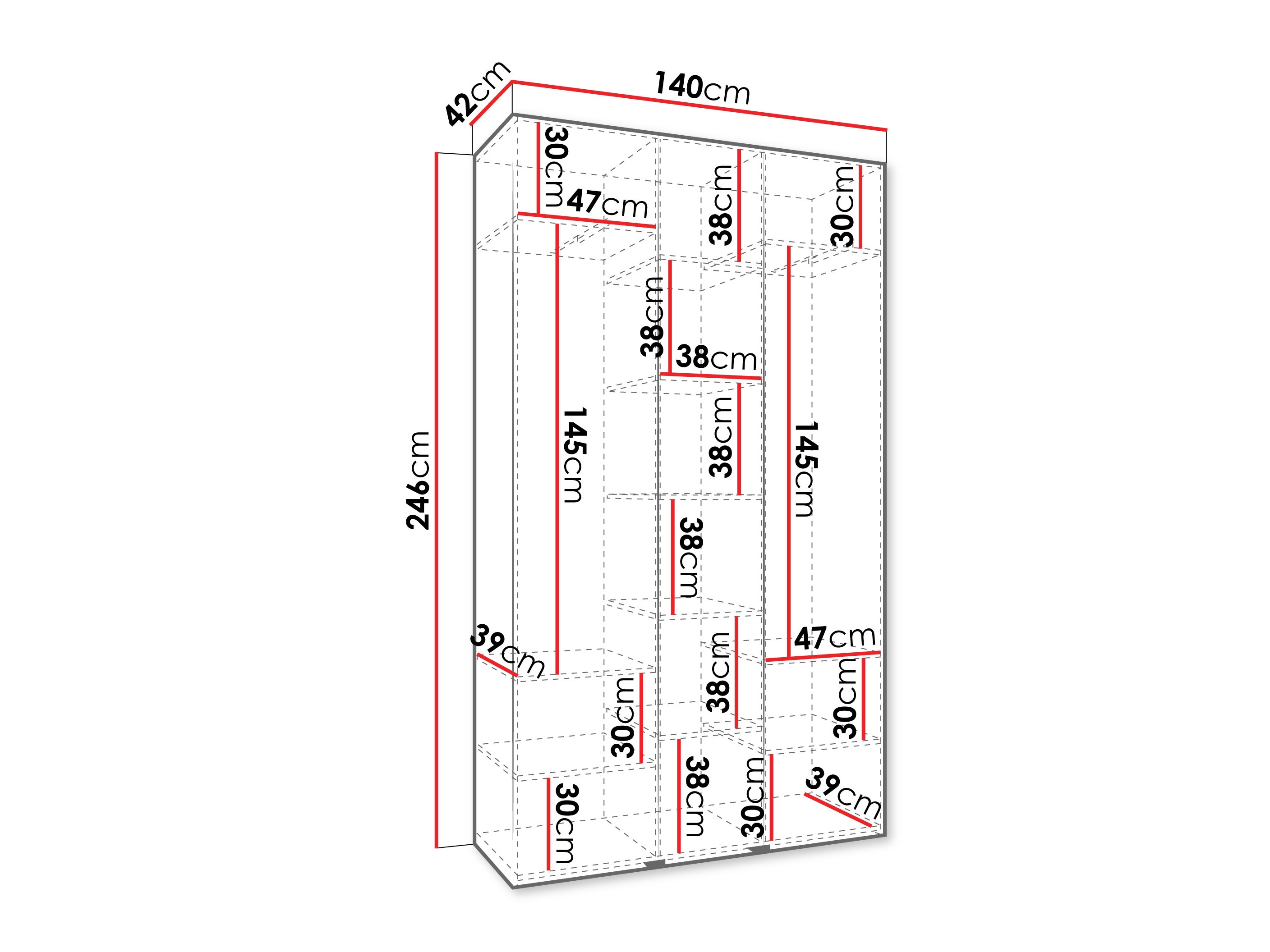 Шкаф Hartford 563 (Кашемир)