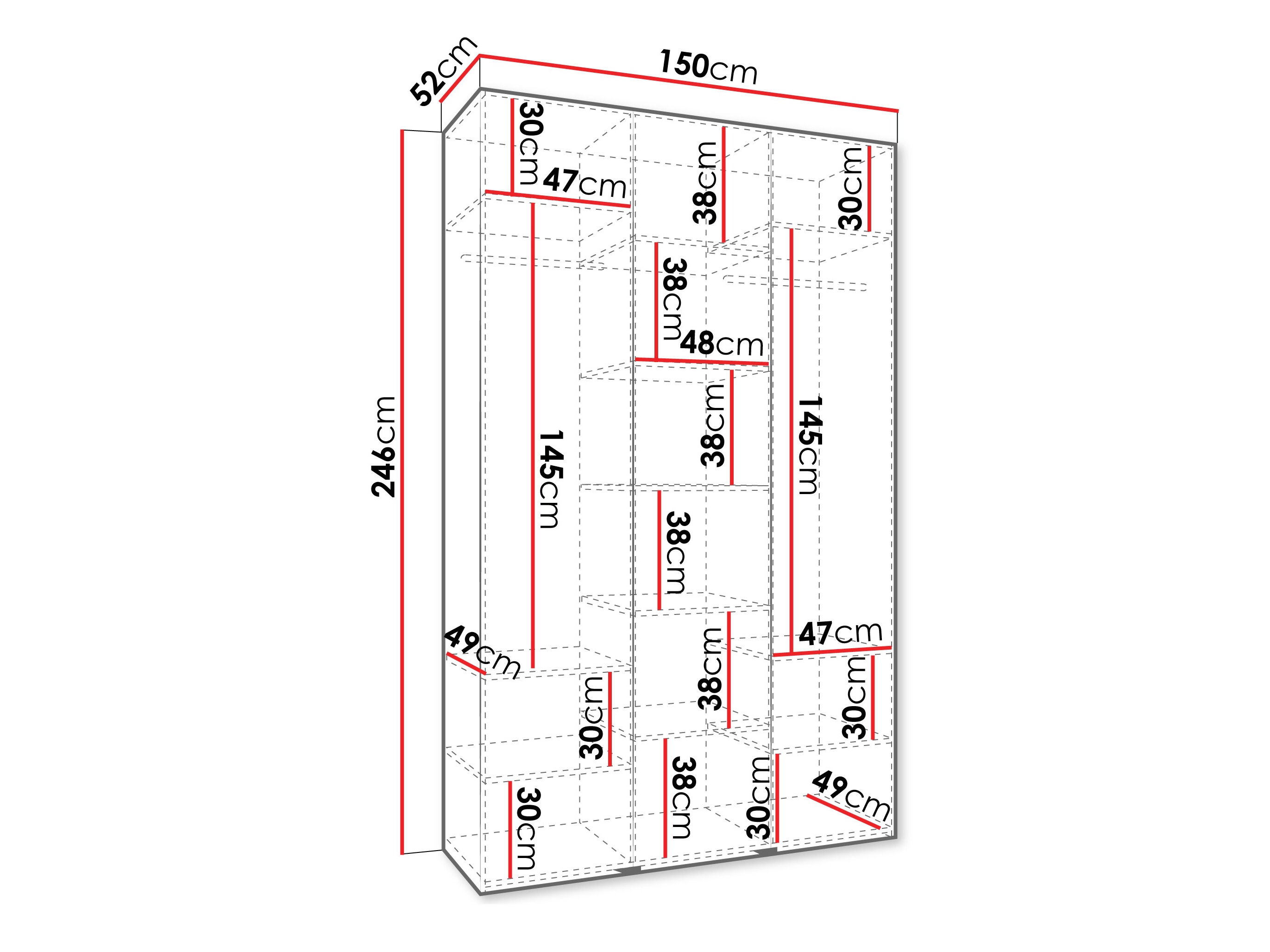 Шкаф Hartford 563 (Кашемир)