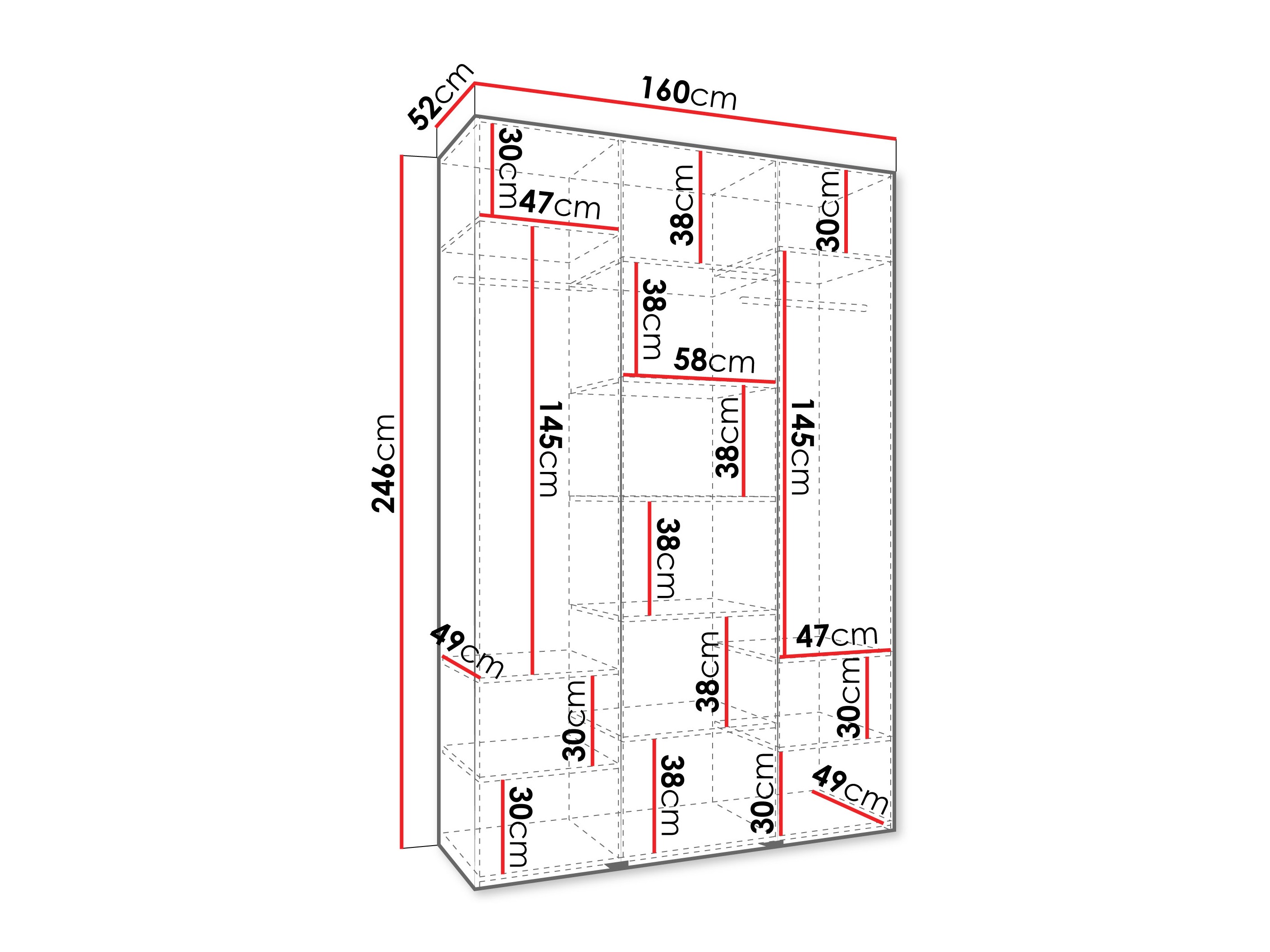 Шкаф Hartford 563 (Кашемир)