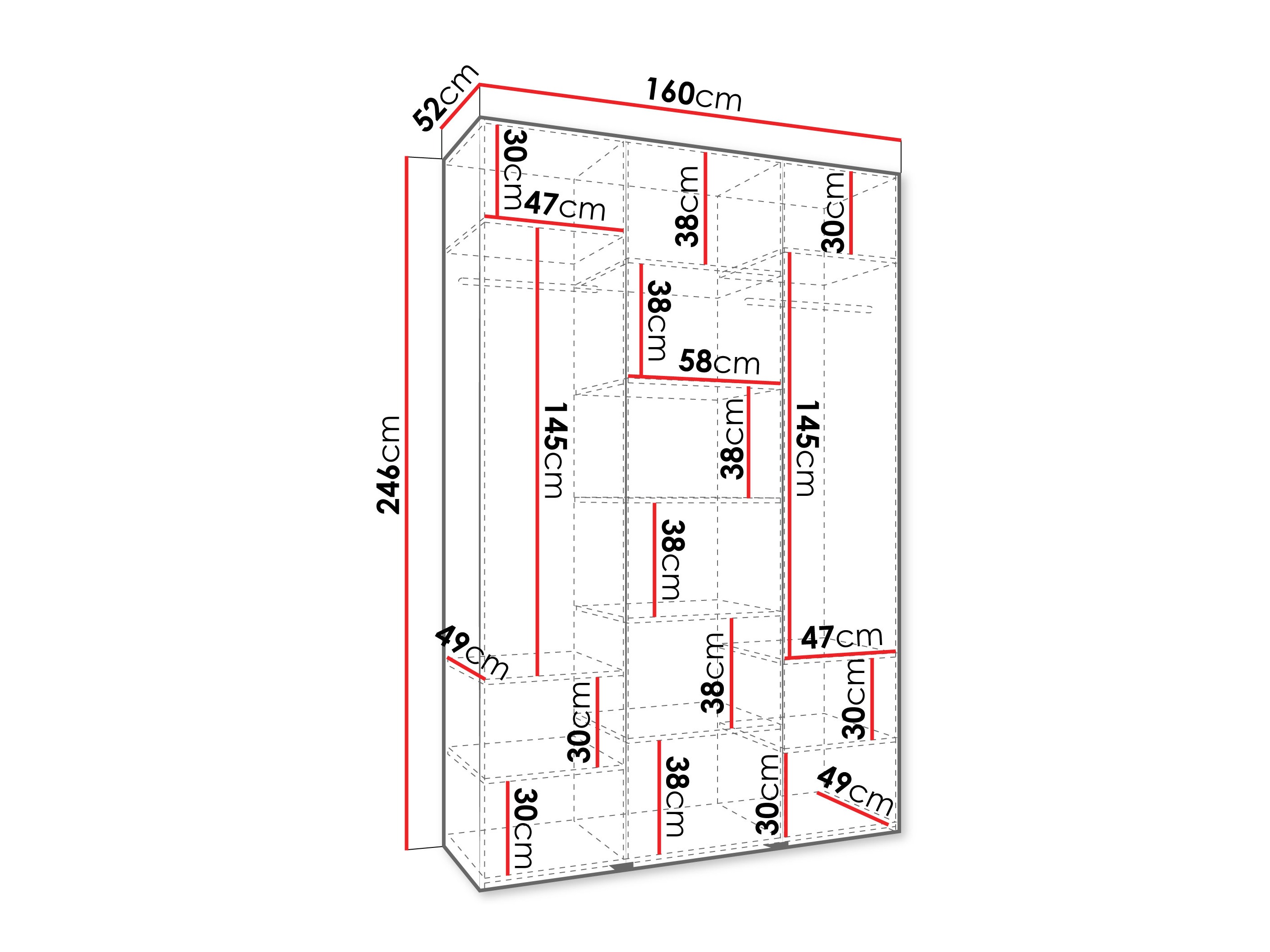 Шкаф Hartford 563 (Кашемир)