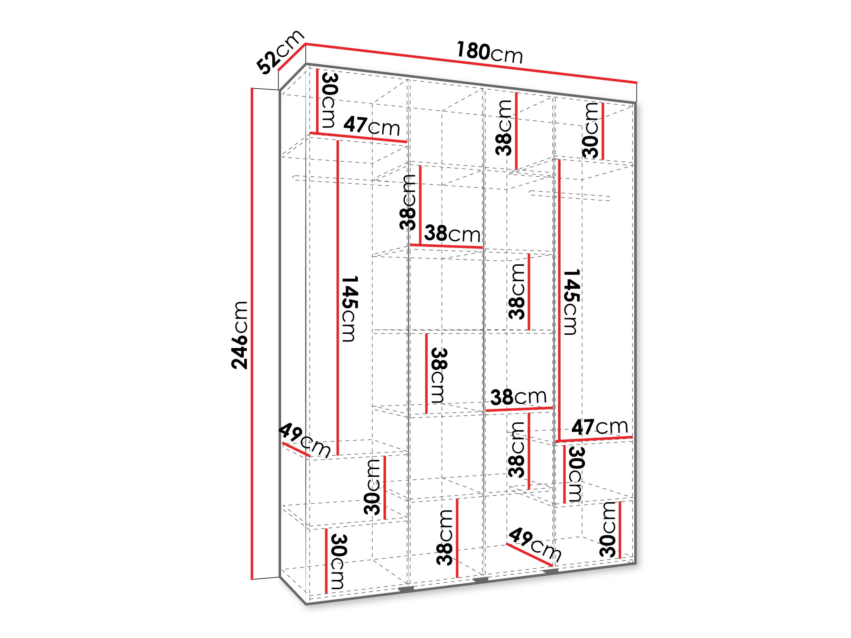 Шкаф Hartford 564 (Белый)