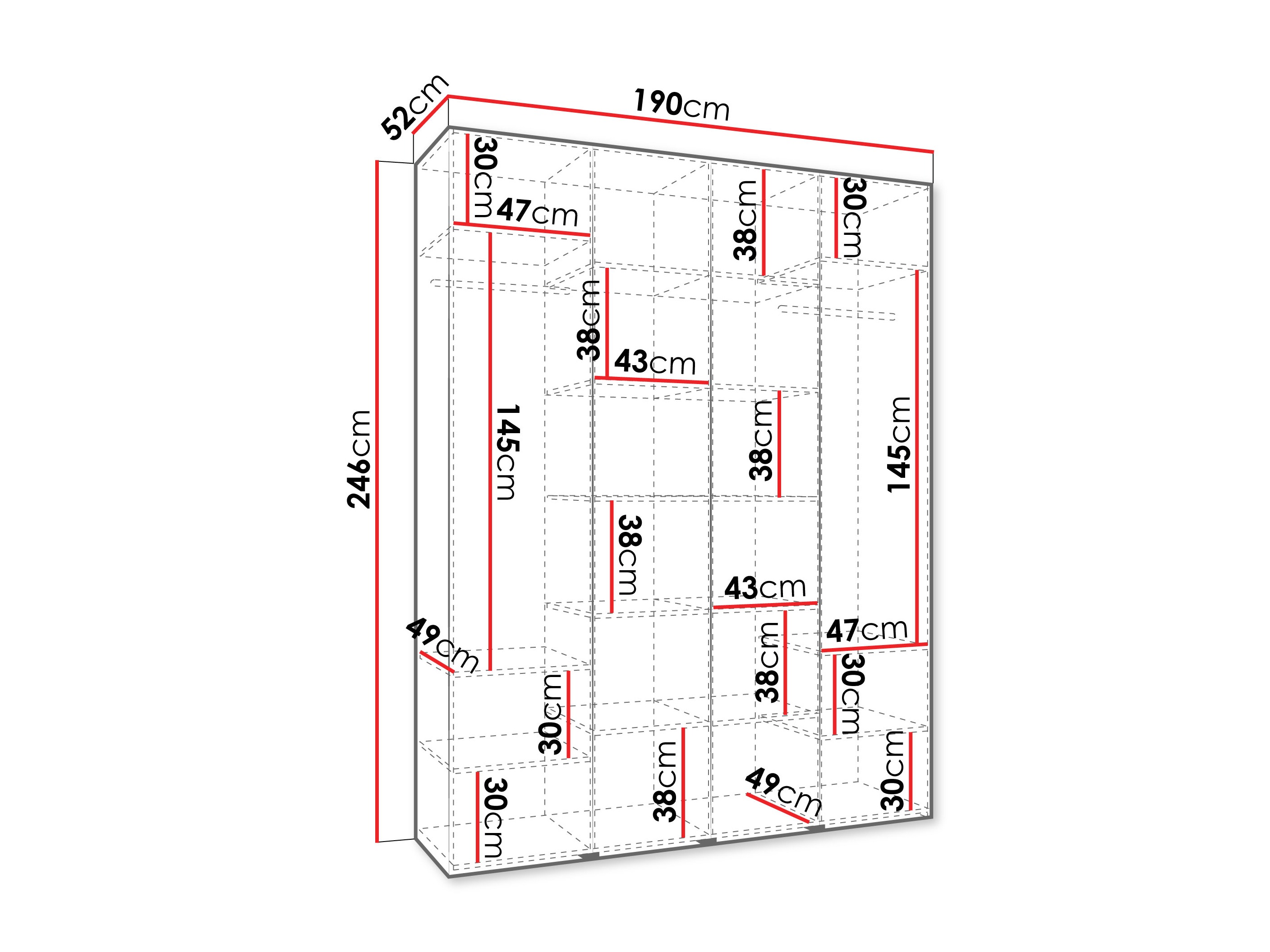 Шкаф Hartford 564 (Белый)