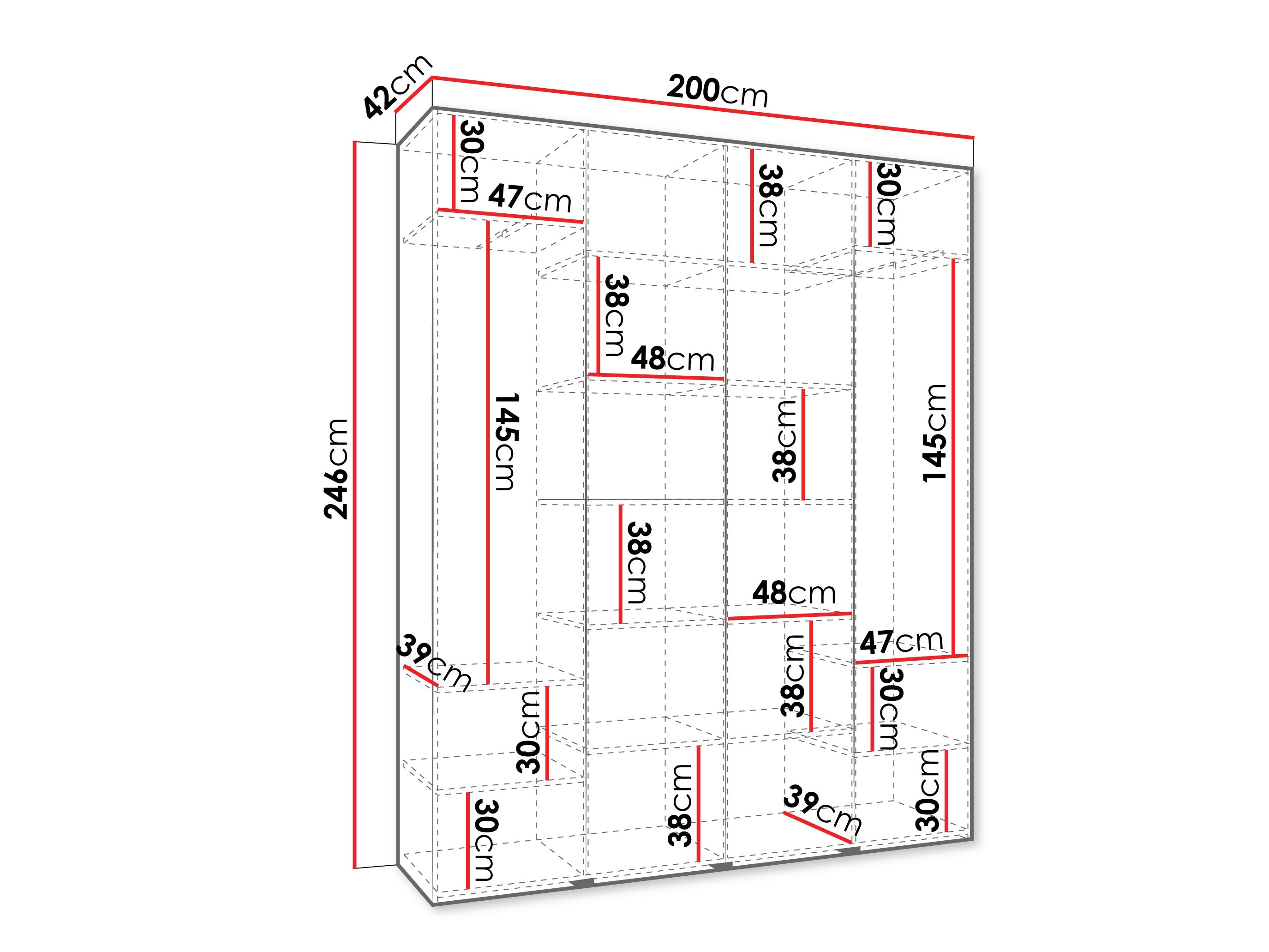 Шкаф Hartford 564 (Белый)