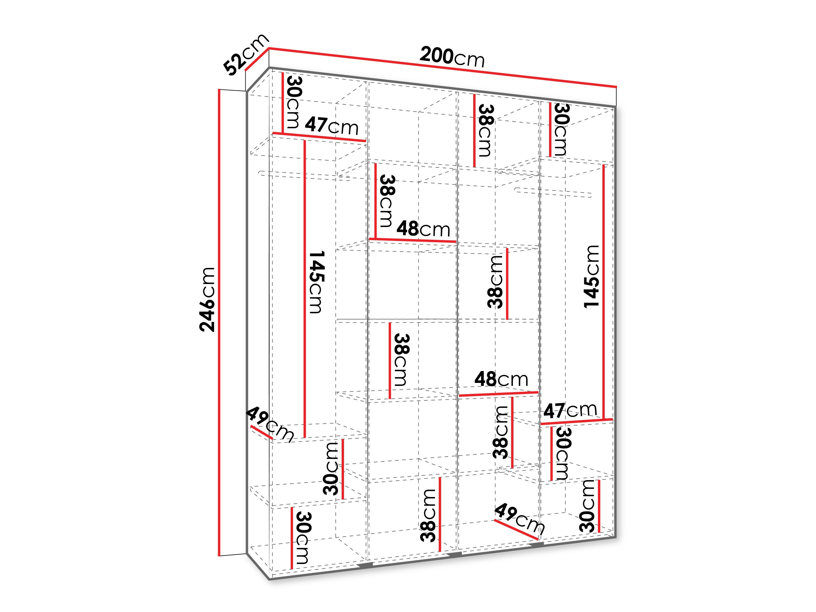 Шкаф Hartford 564 (Белый)