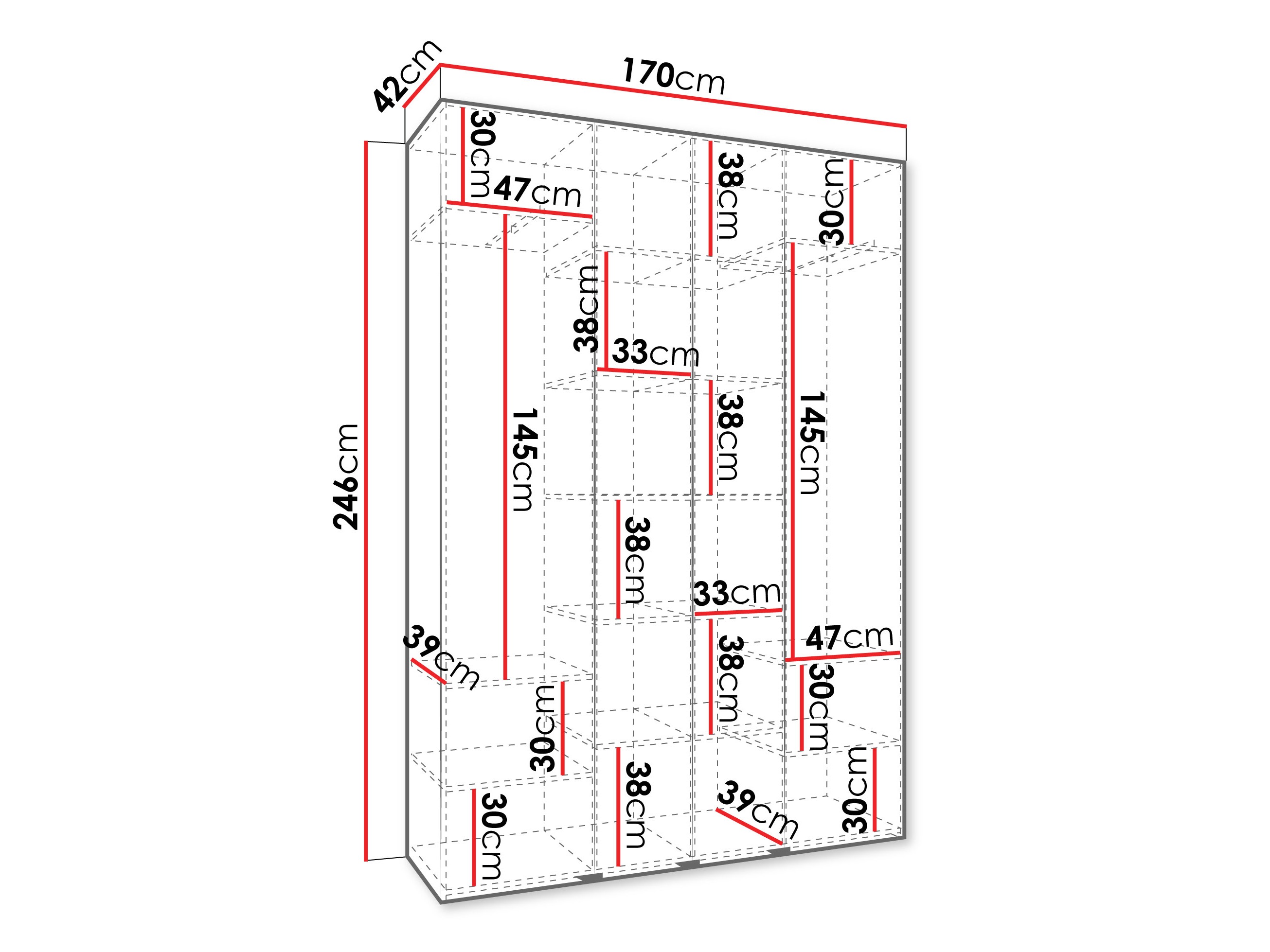 Шкаф Hartford 564 (Кашемир)