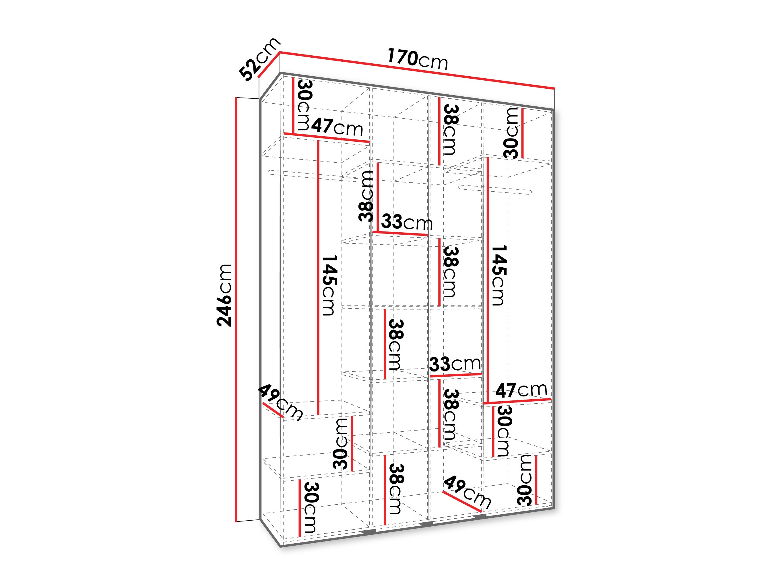 Шкаф Hartford 564 (Кашемир)