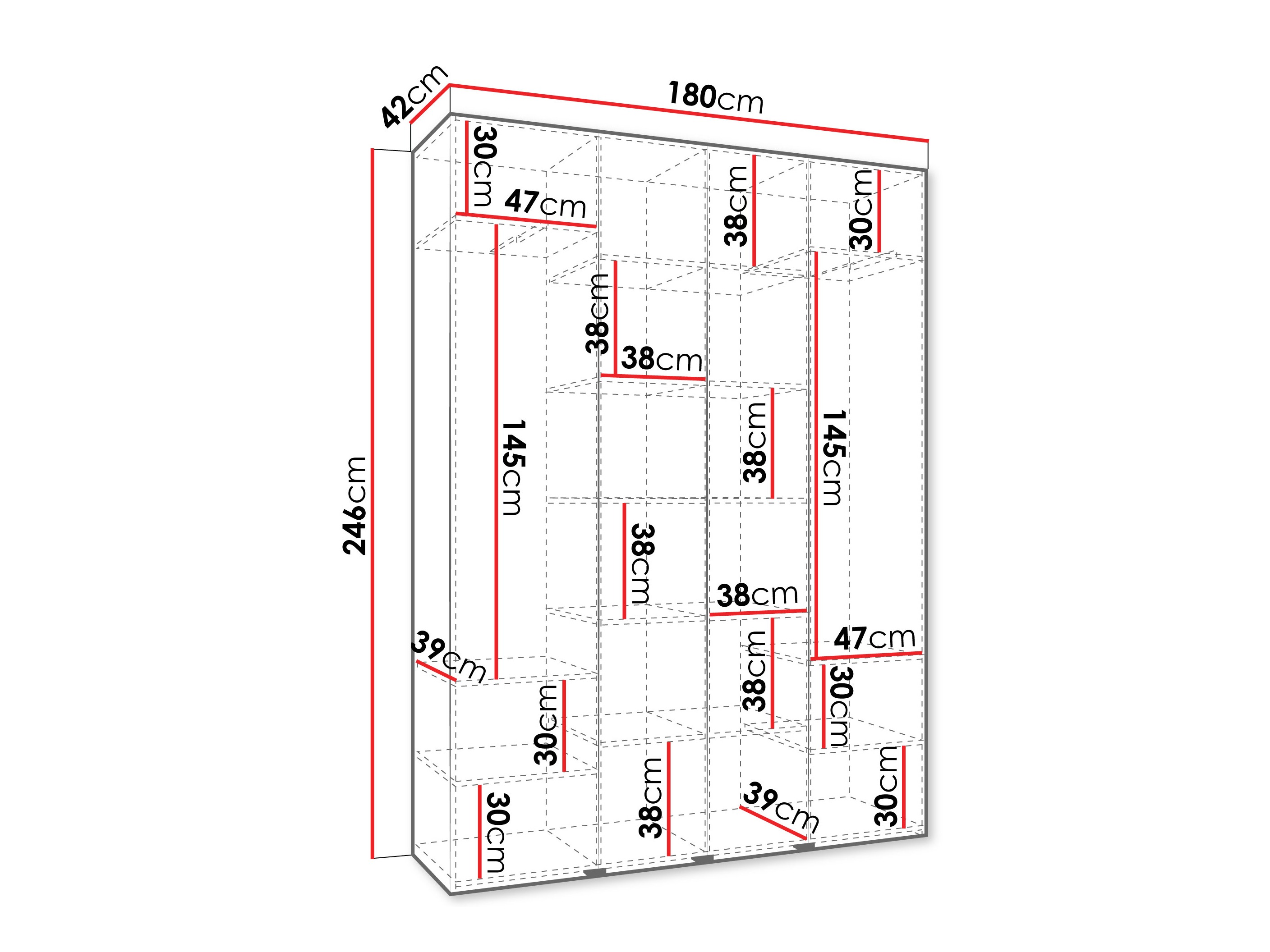 Шкаф Hartford 564 (Кашемир)