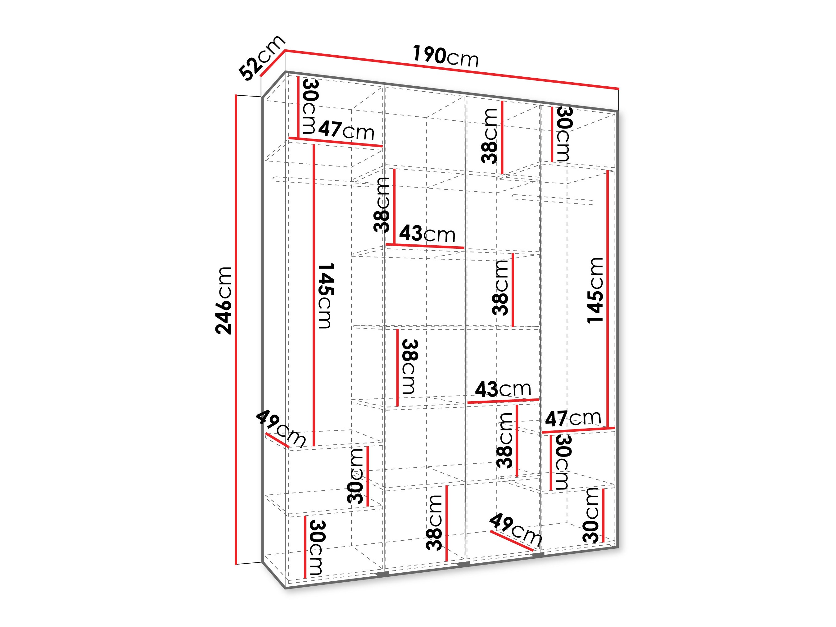 Шкаф Hartford 564 (Кашемир)